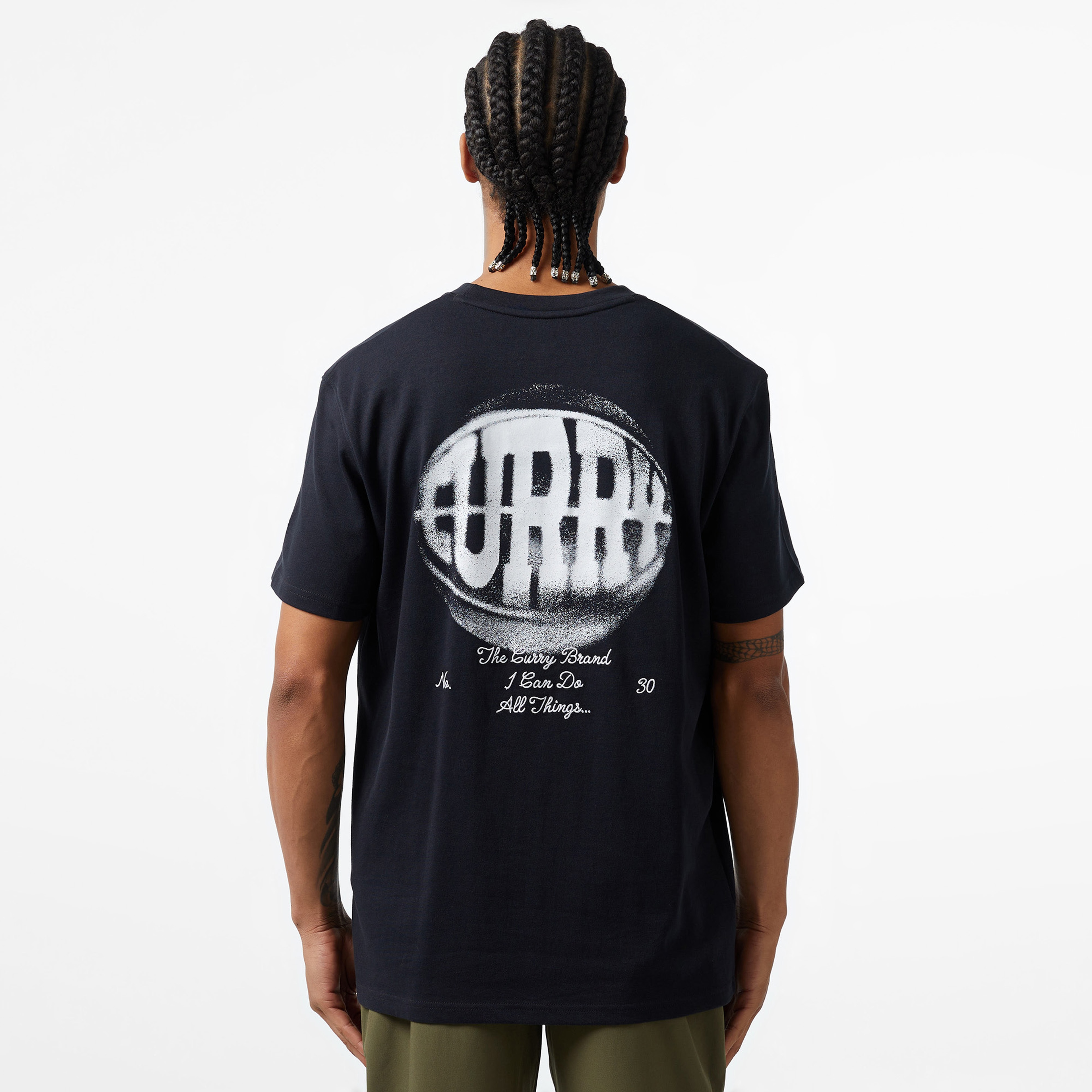 Under Armour Curry Hw Verbiage 2 Erkek Siyah T-Shirt