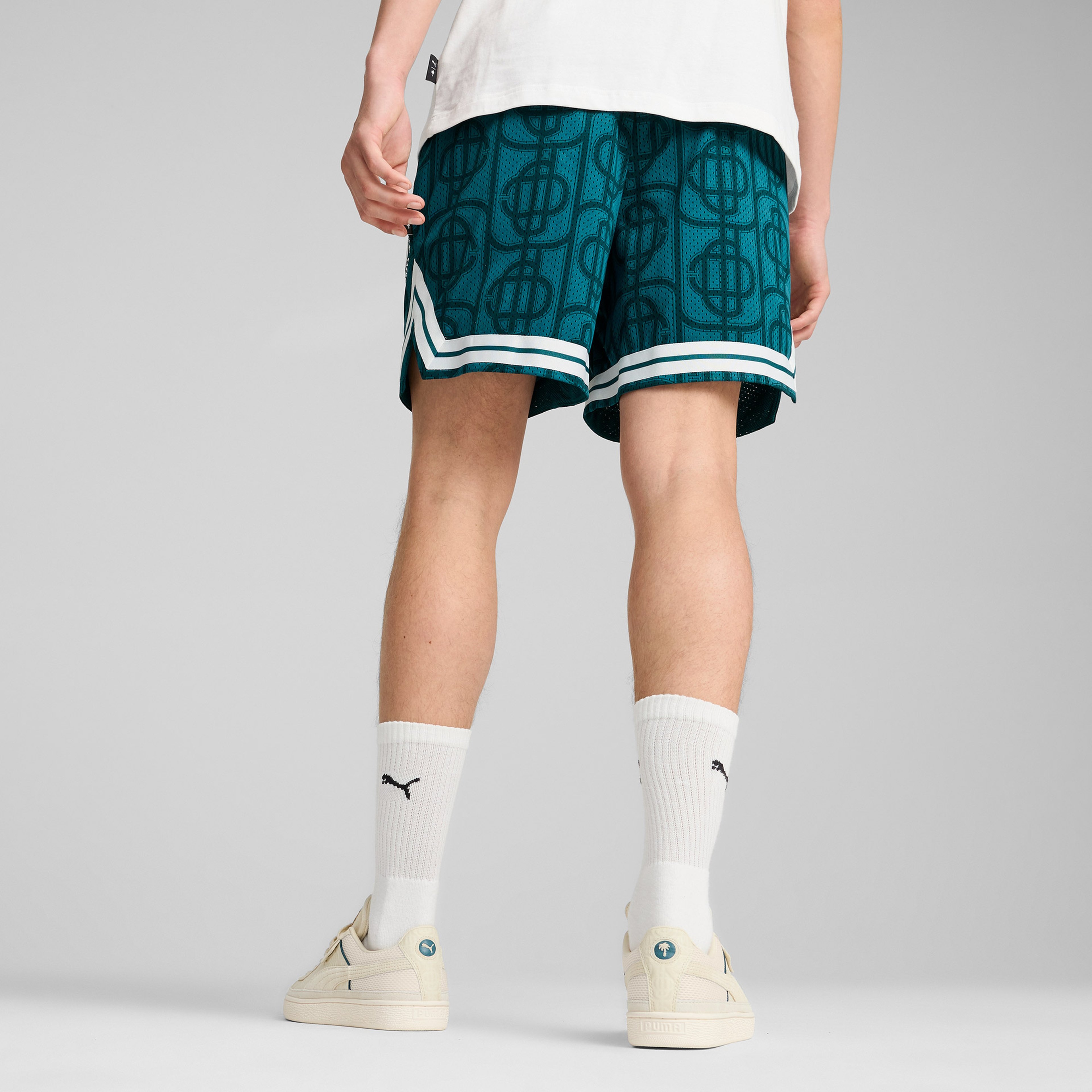Puma X Ptc Aop Mesh Shorts Unisex Yeşil Şort