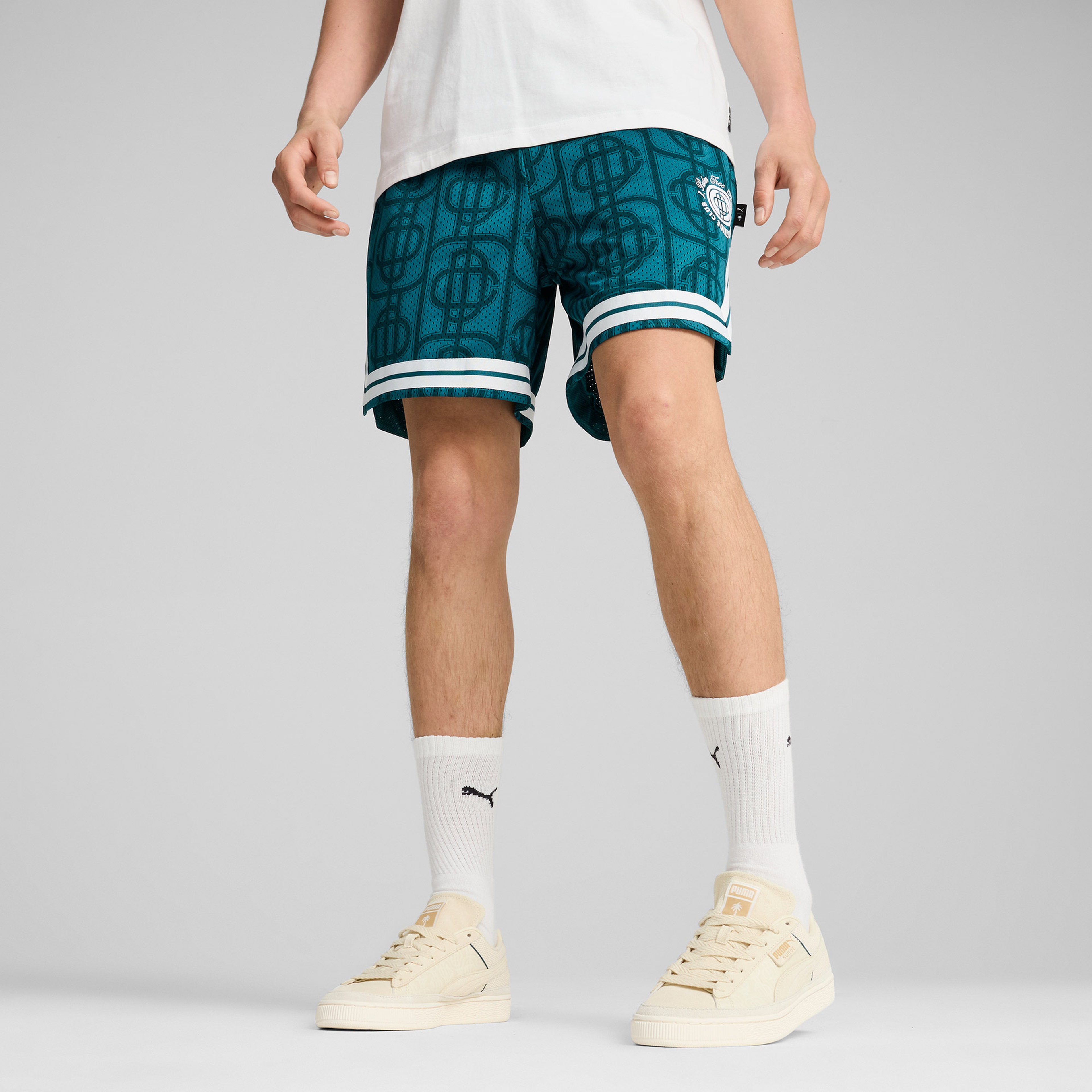 Puma X Ptc Aop Mesh Shorts Unisex Yeşil Şort