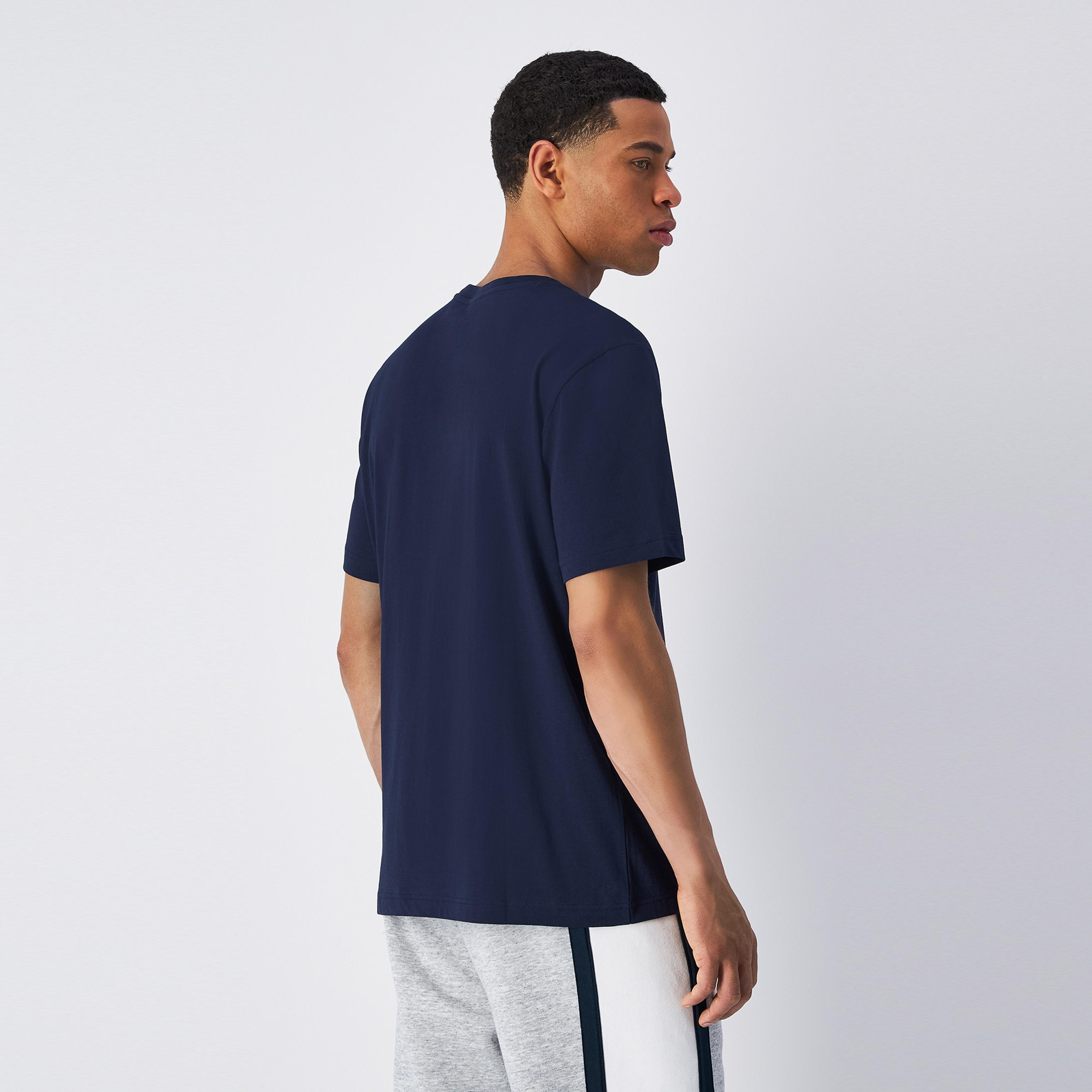 Champion Crewneck Erkek Siyah T-Shirt