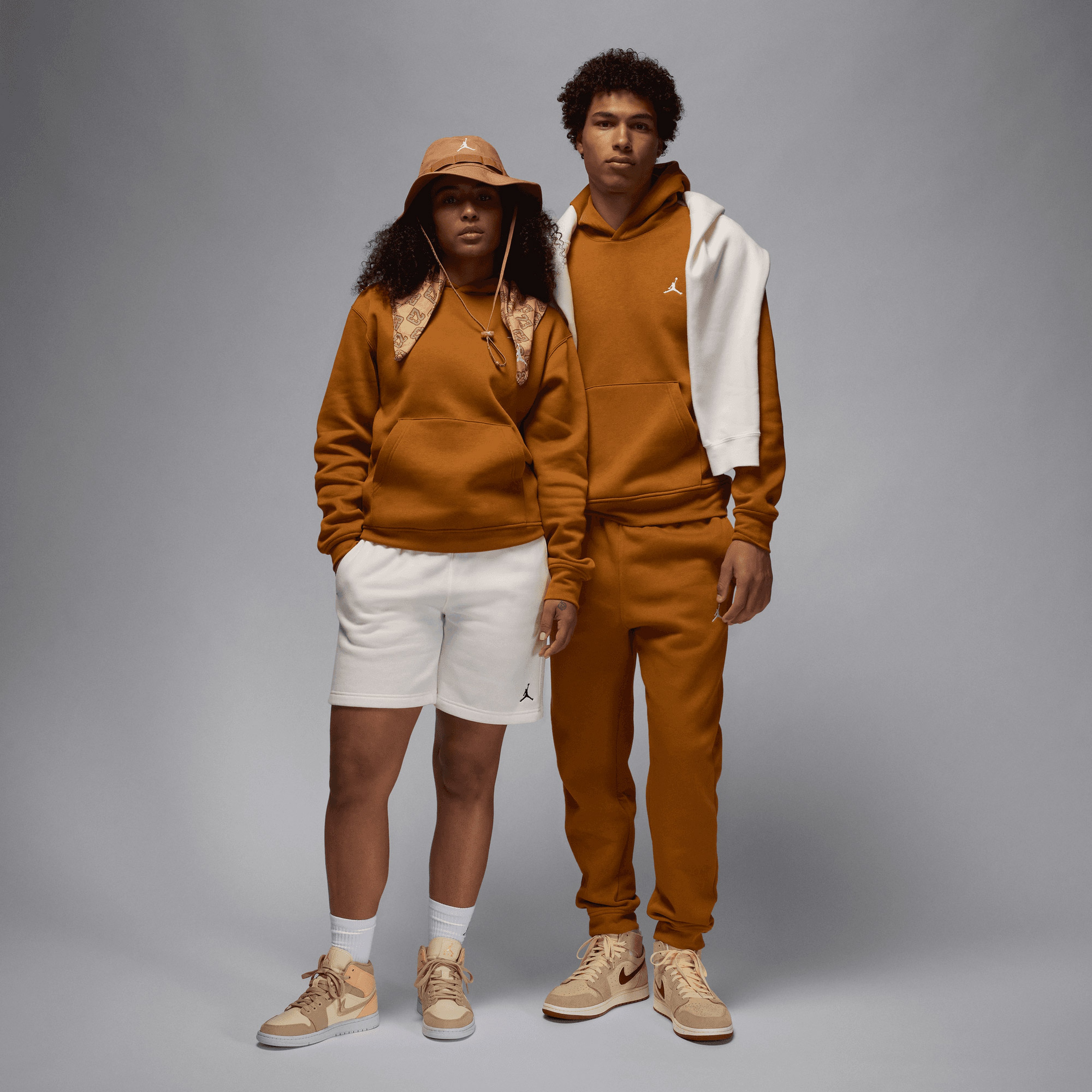 Jordan Brooklyn Erkek Kahverengi Sweatshirt