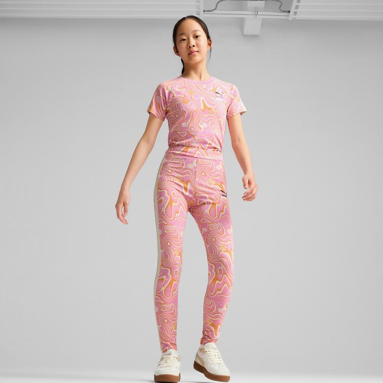 Puma Lava Land Leggings Çocuk Pembe Tayt