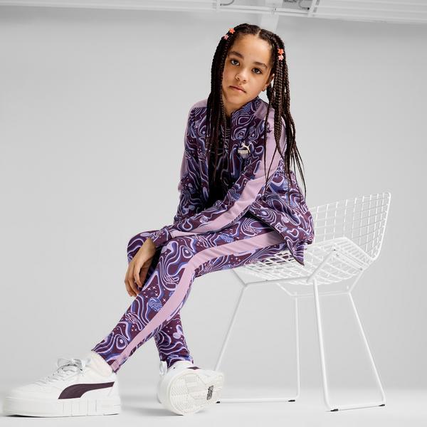 Puma Track Tr Çocuk Mor Eşofman Üstü