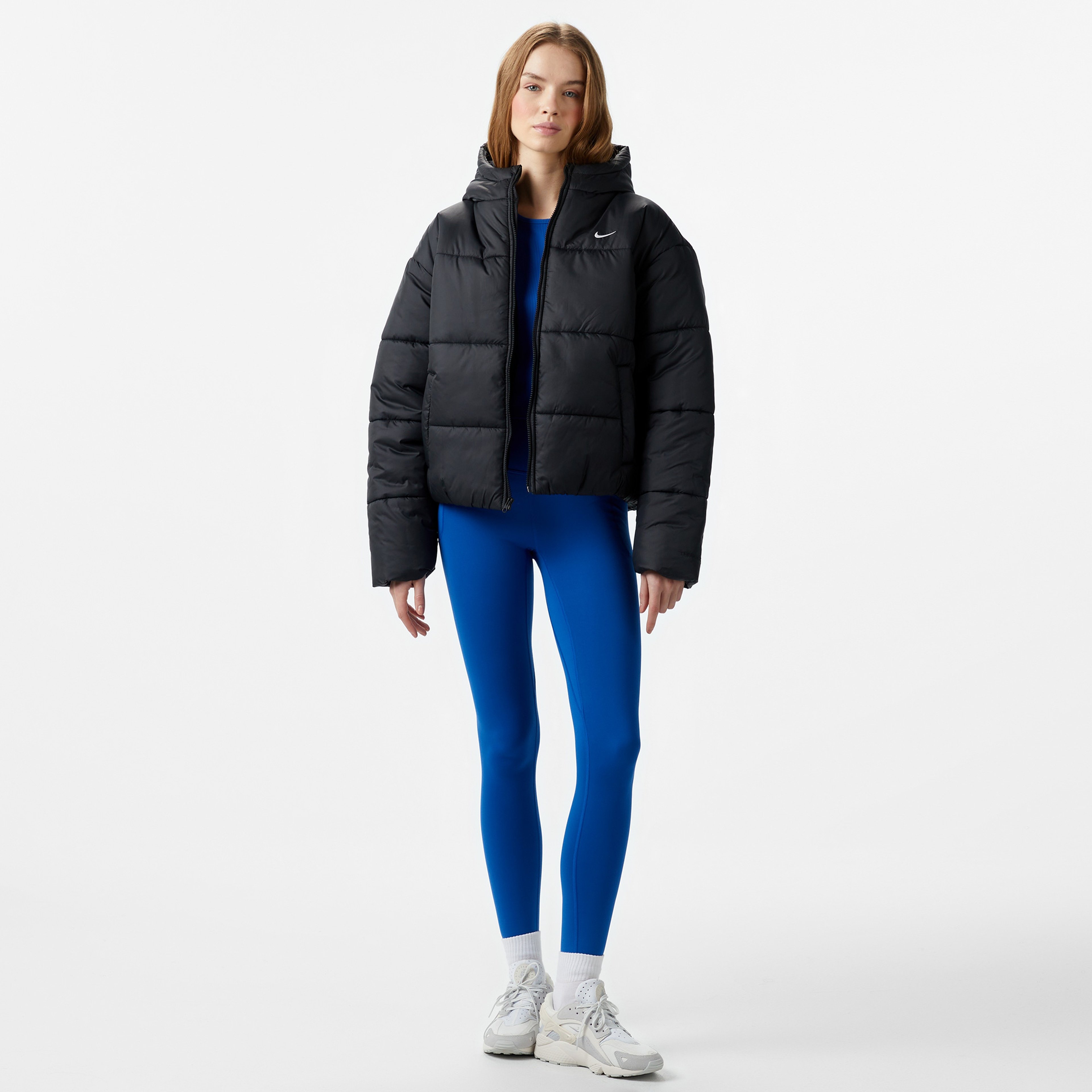 Nike Sportswear Classic Puffer Kadın Siyah Ceket