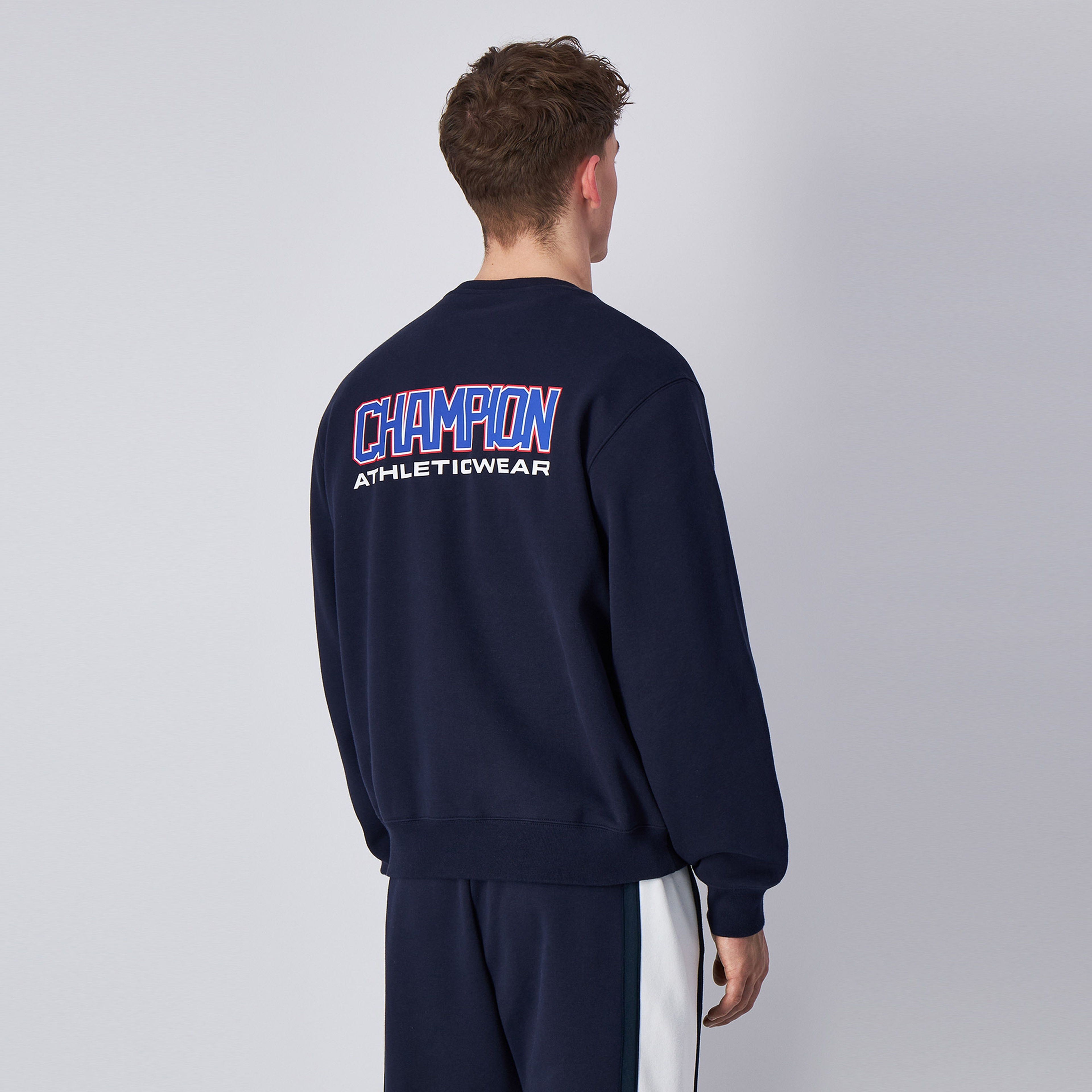 Champion Classic Erkek Lacivert Sweatshirt