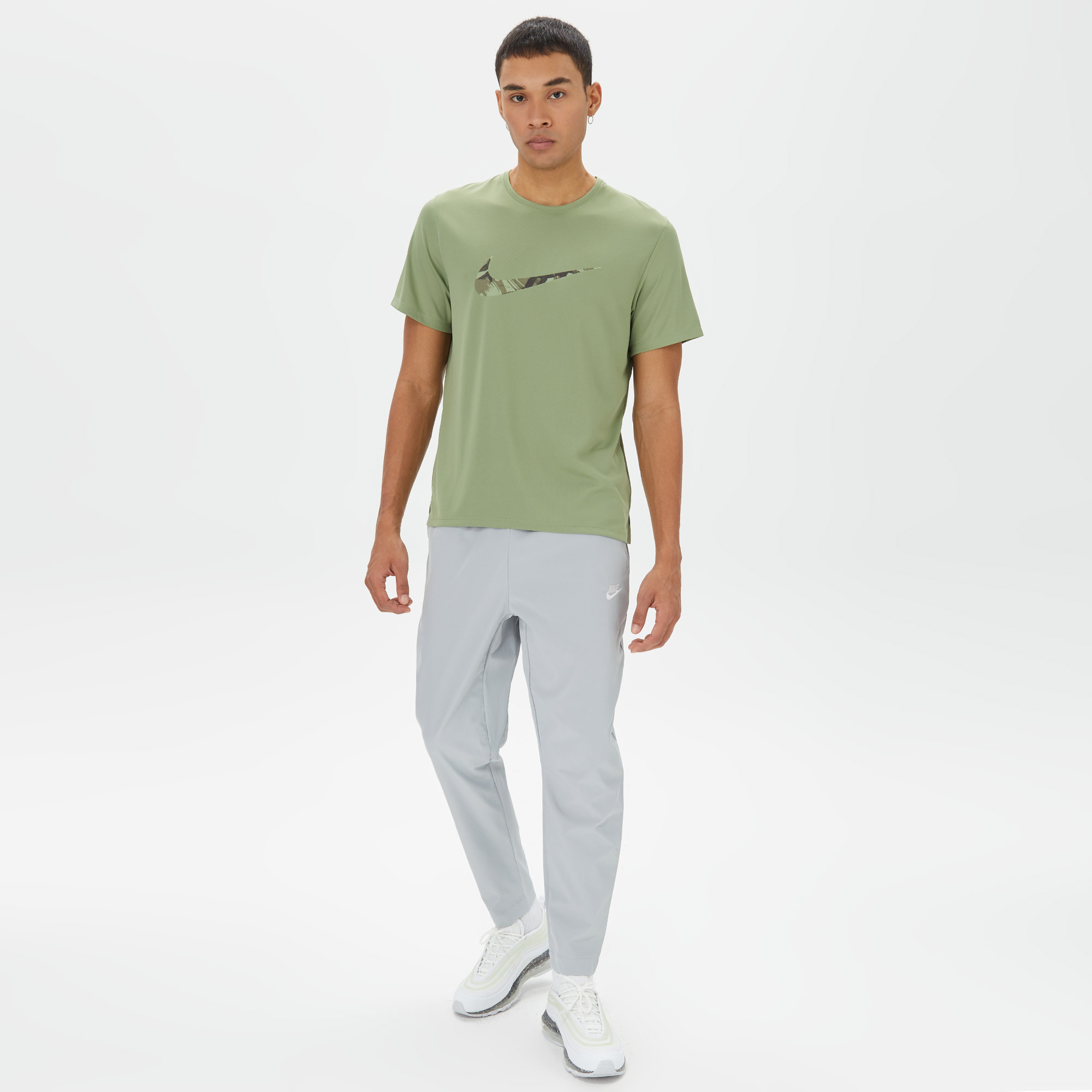 Nike Club Woven Taper Erkek Gri Eşofman Altı