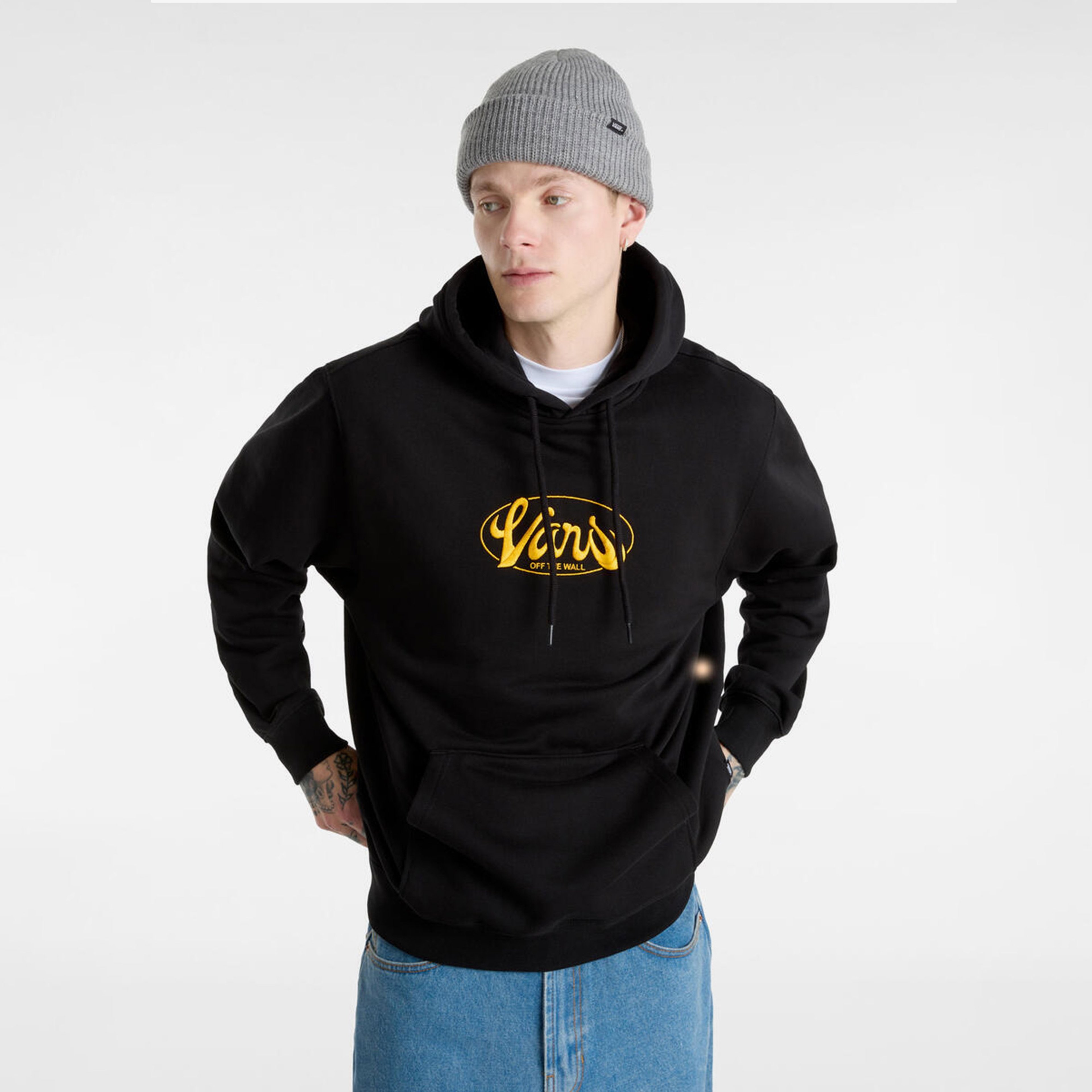 Vans Loose Po Erkek Siyah Sweatshirt