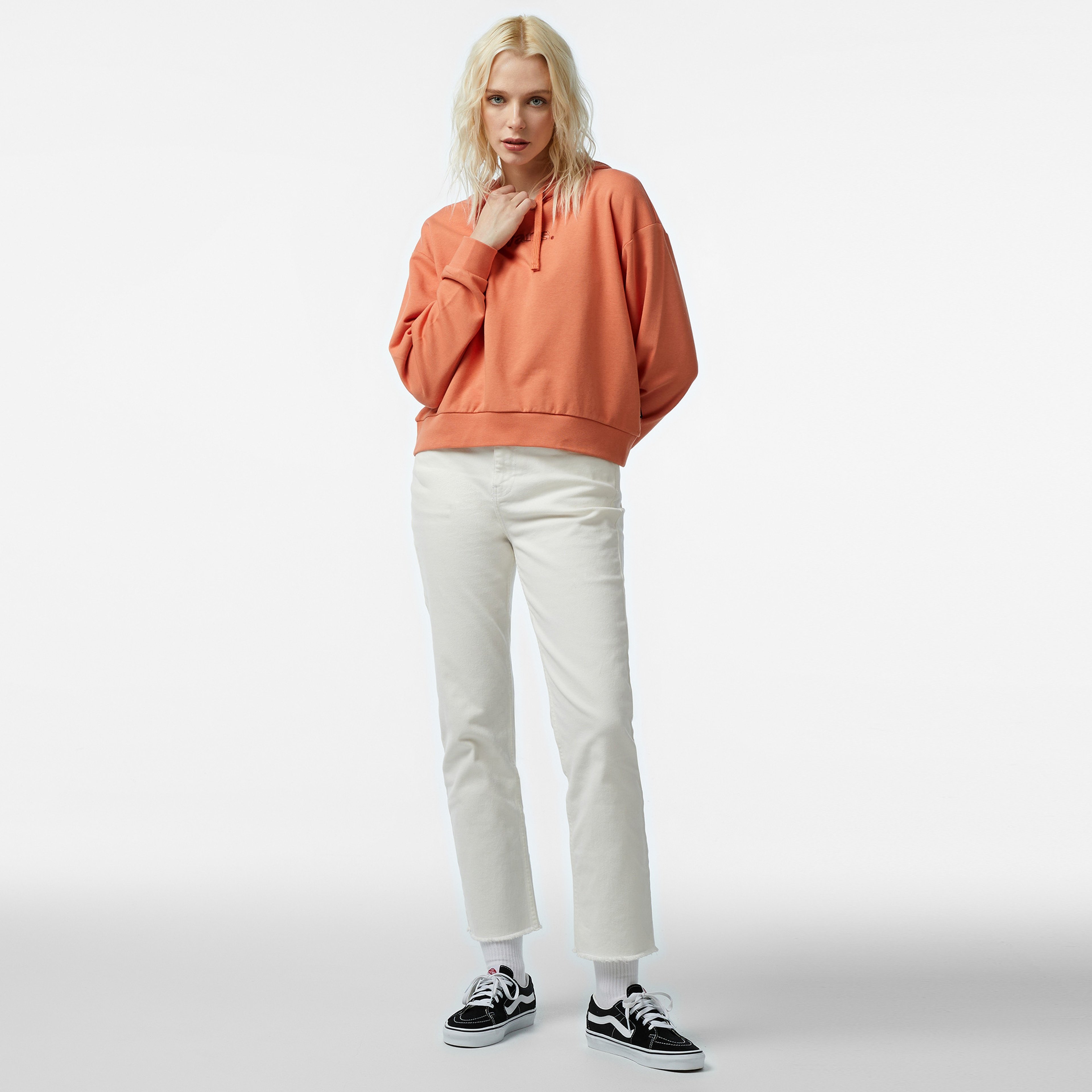 Vans Essential Fit Relaxed Pullover Kadın Turuncu Sweatshirt
