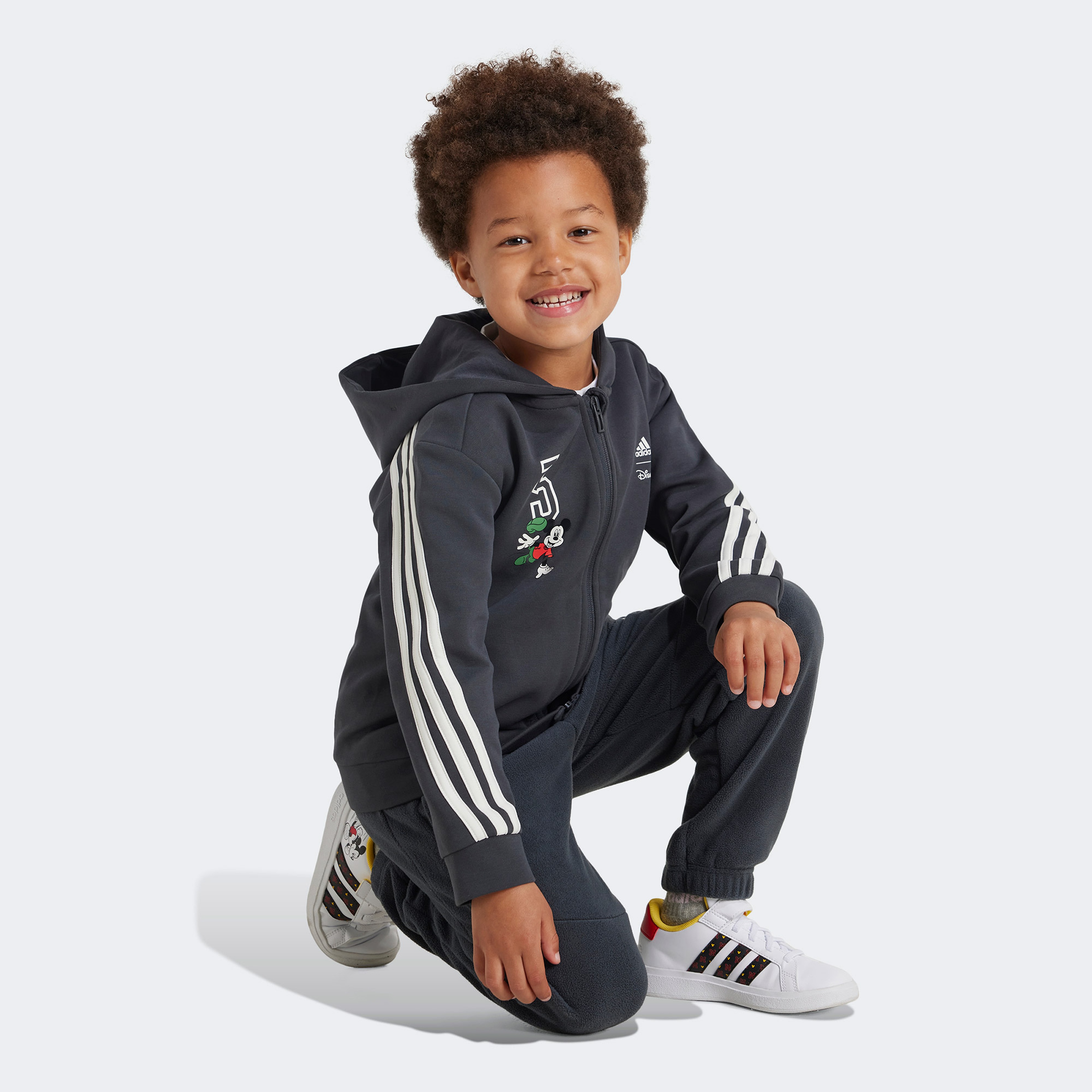 adidas Disney Mickey Mouse Çocuk Siyah Eşofman Üstü