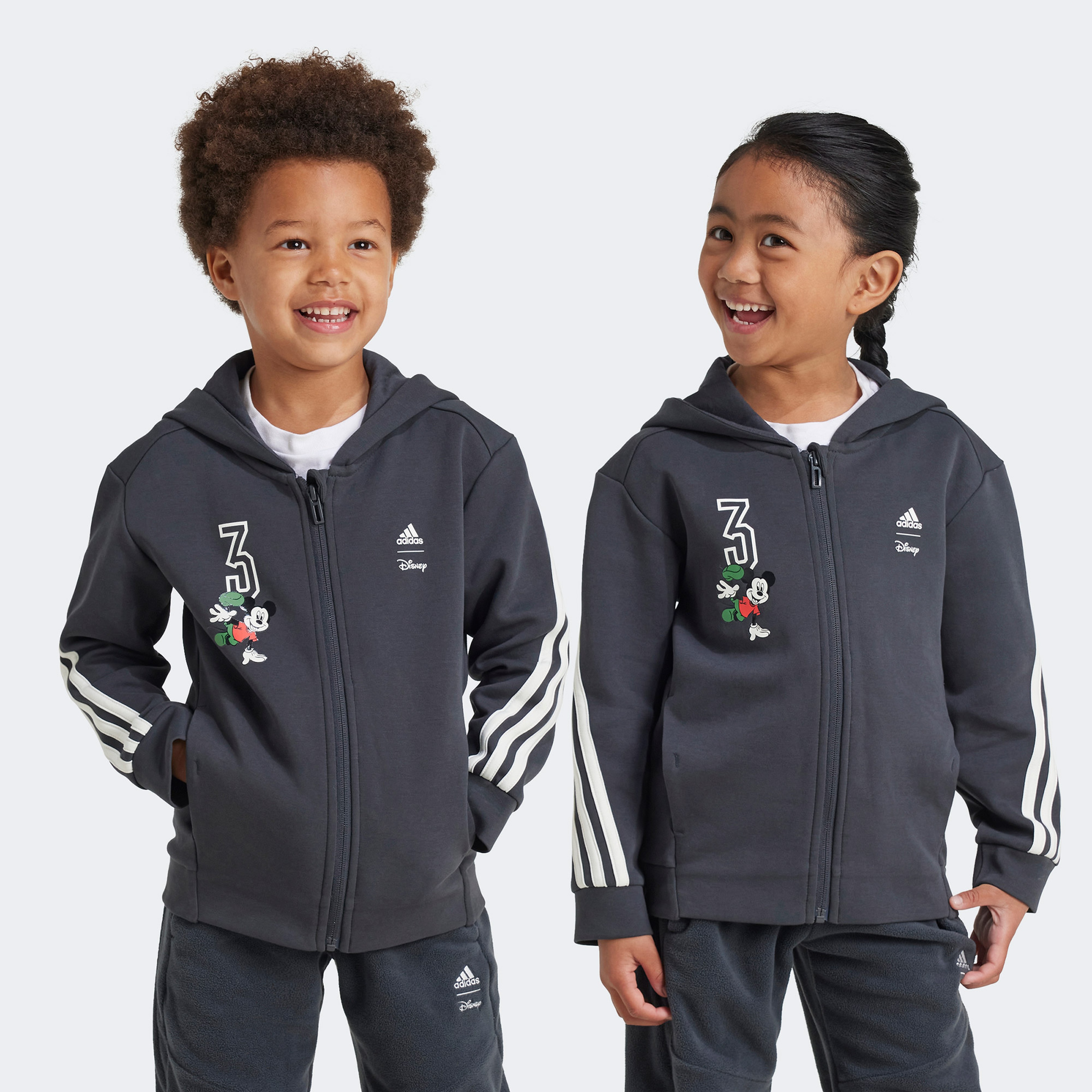 adidas Disney Mickey Mouse Çocuk Siyah Eşofman Üstü
