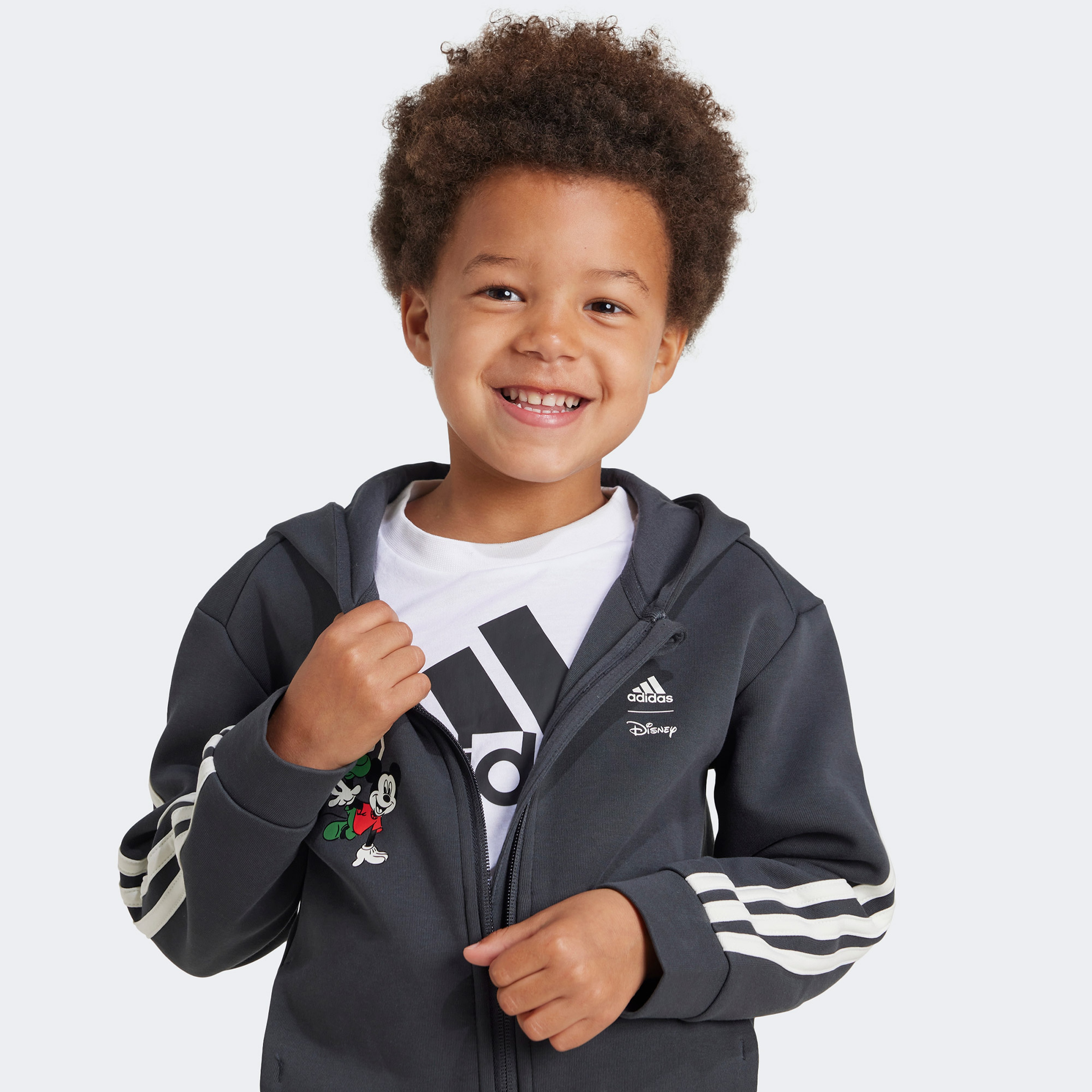 adidas Disney Mickey Mouse Çocuk Siyah Eşofman Üstü