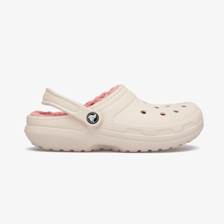 Crocs Classic Lined Unisex Krem Terlik