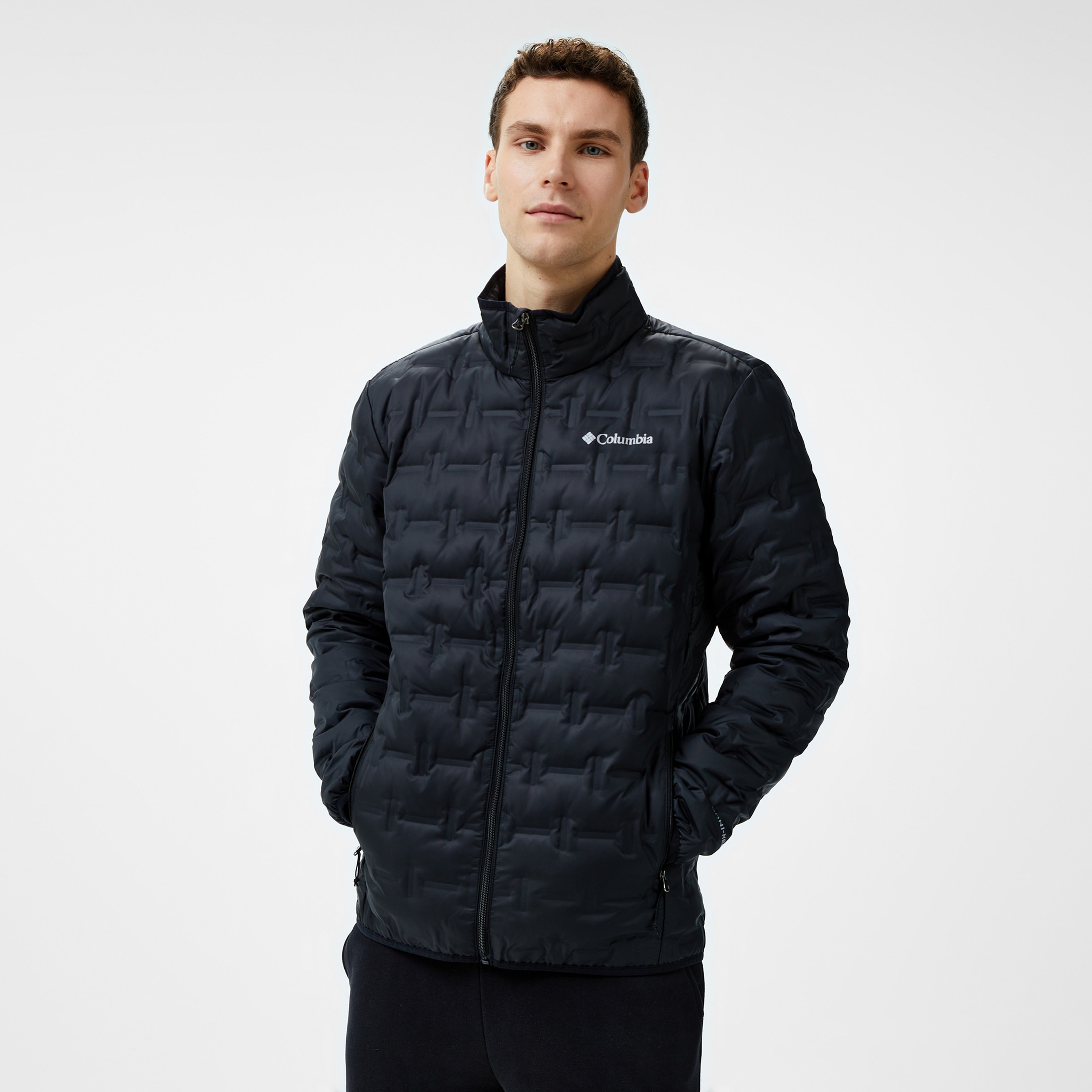 Columbia Delta Ridge II Down Erkek Kaz Tüyü Siyah Mont