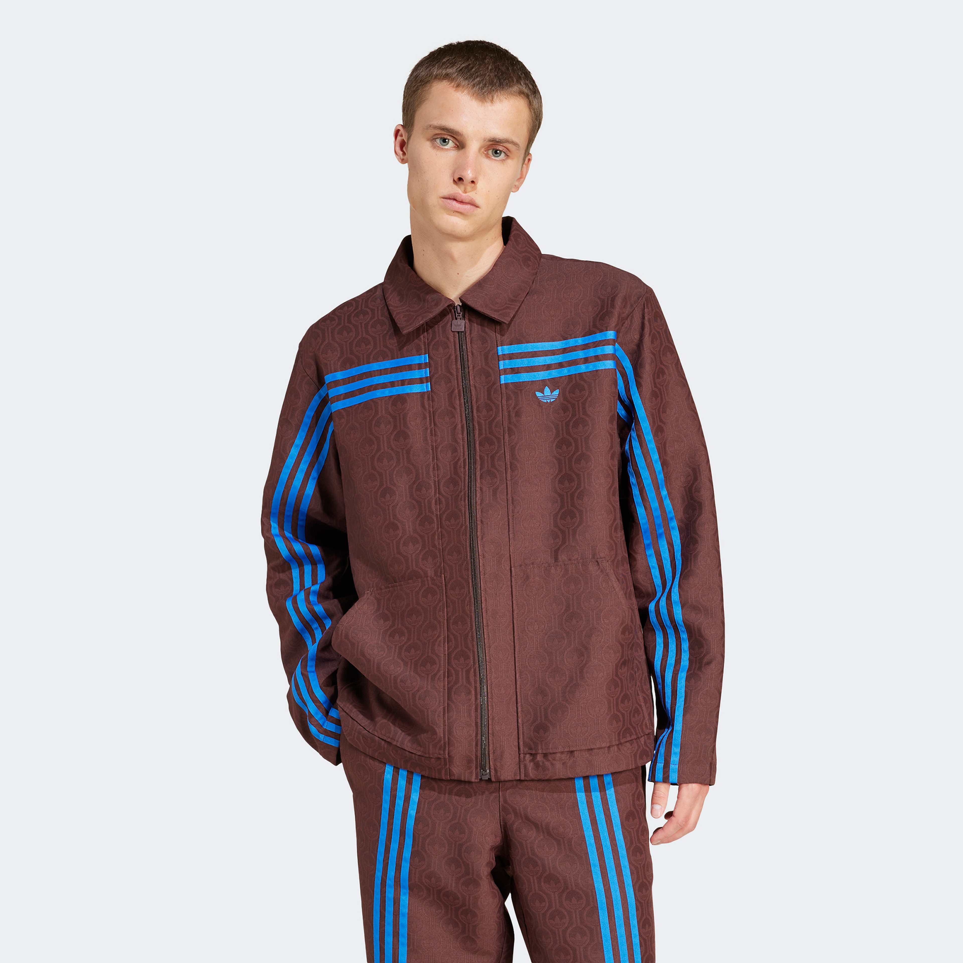 adidas Club Erkek Kahverengi Ceket