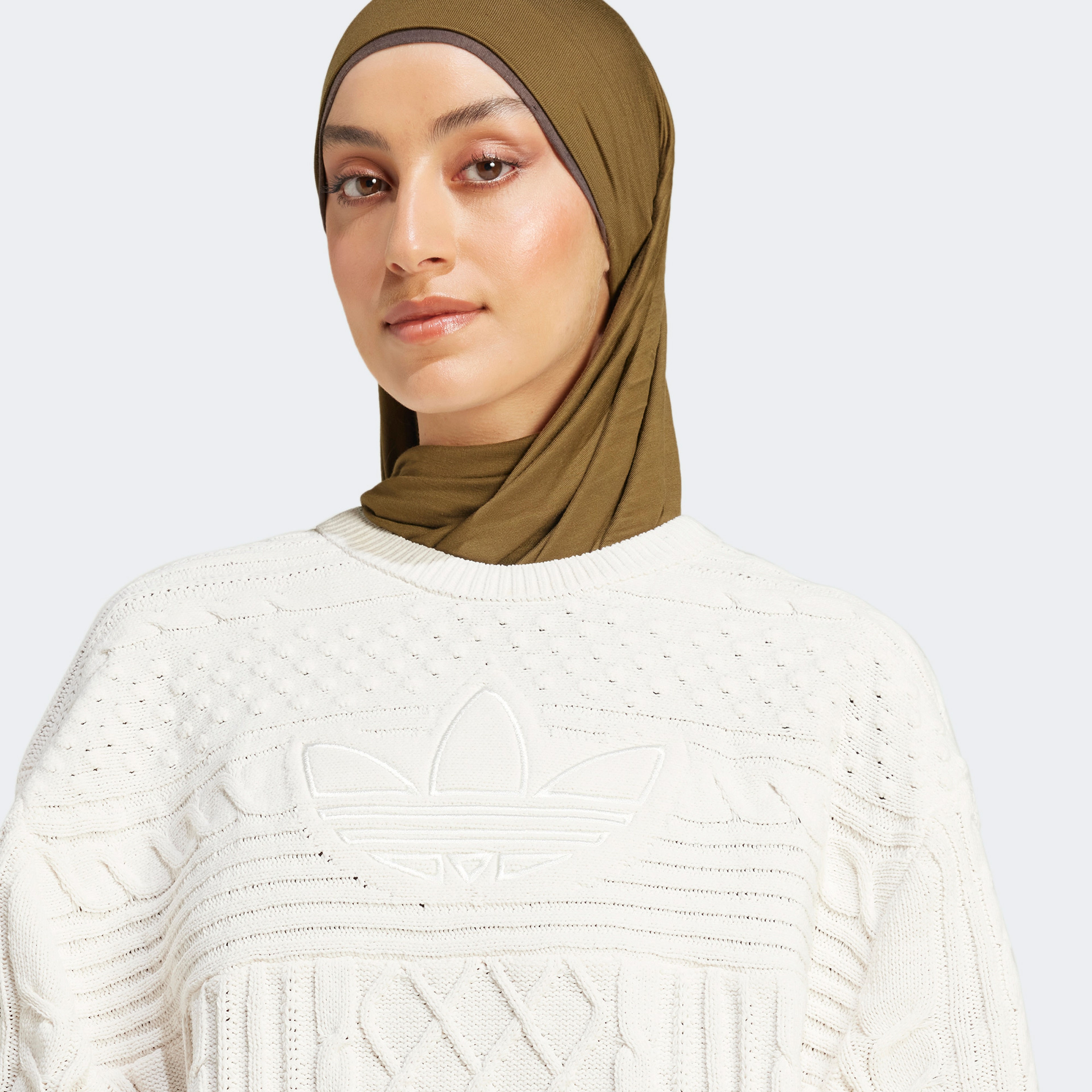 adidas 70S Kadın Beyaz Sweatshirt