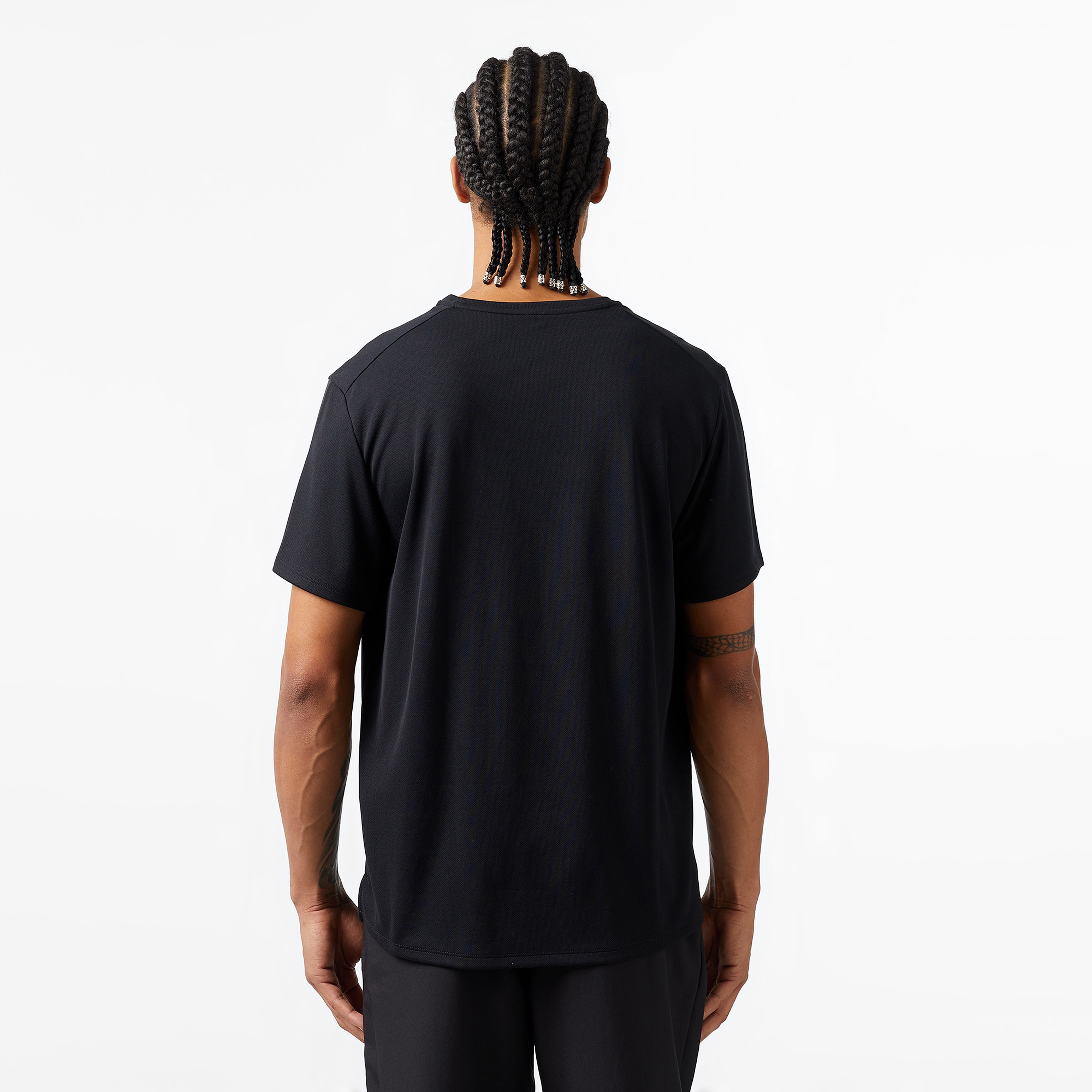 Nike Dri-Fit Miler Erkek Siyah T-Shirt