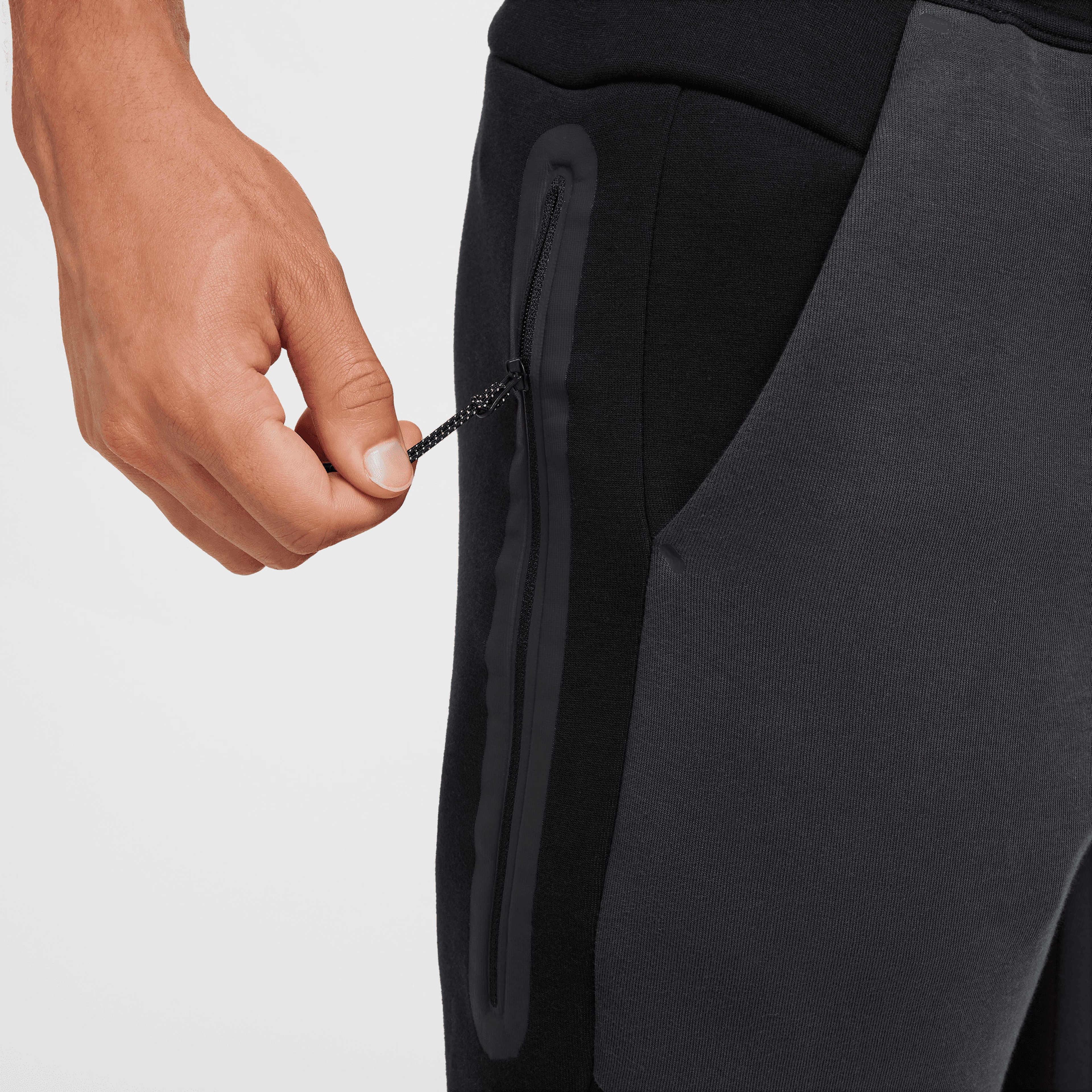 Nike Sportswear Tech Fleece Windrunner Erkek Siyah/Gri Eşofman Altı