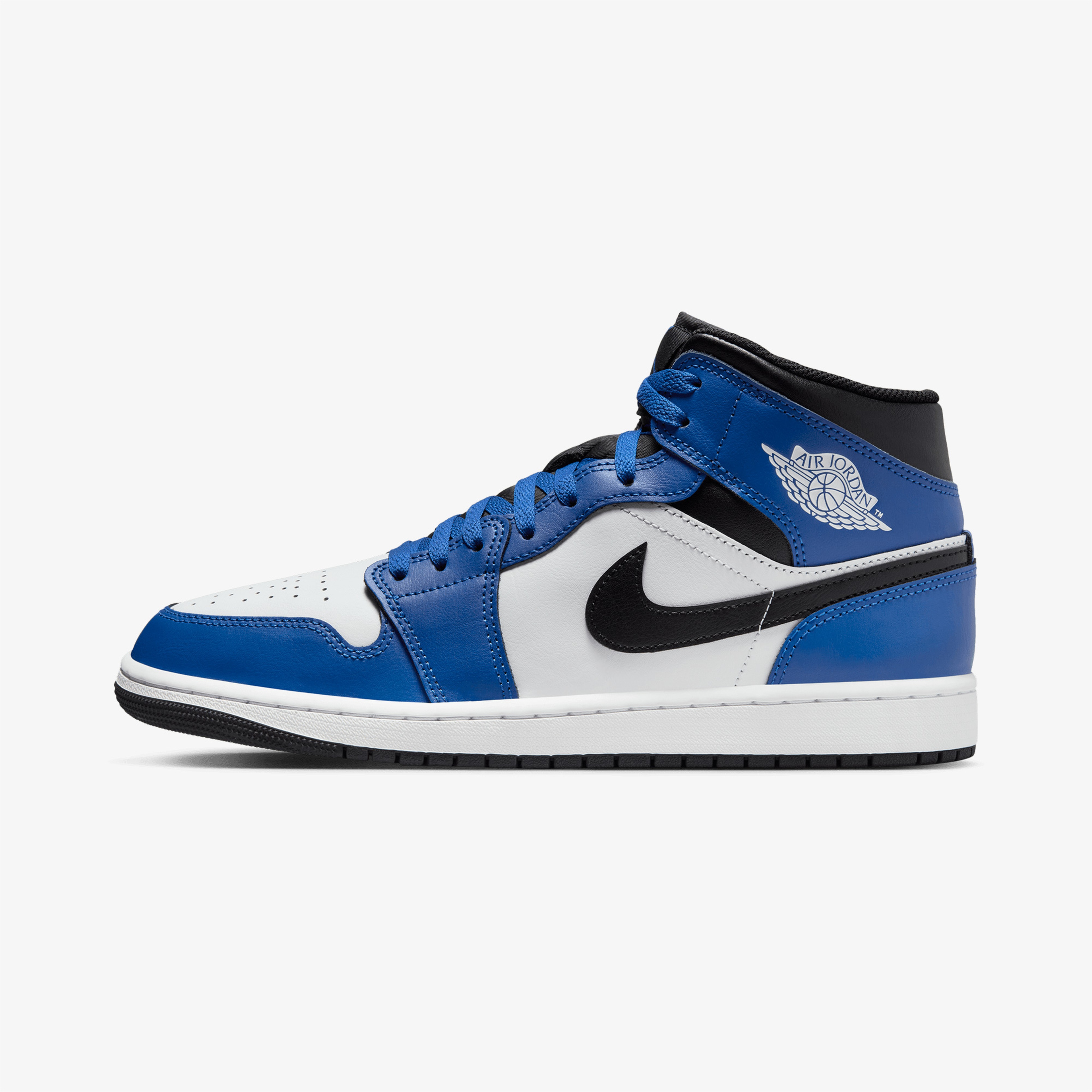 Nike Air Jordan 1 Mid Erkek Mavi Sneaker