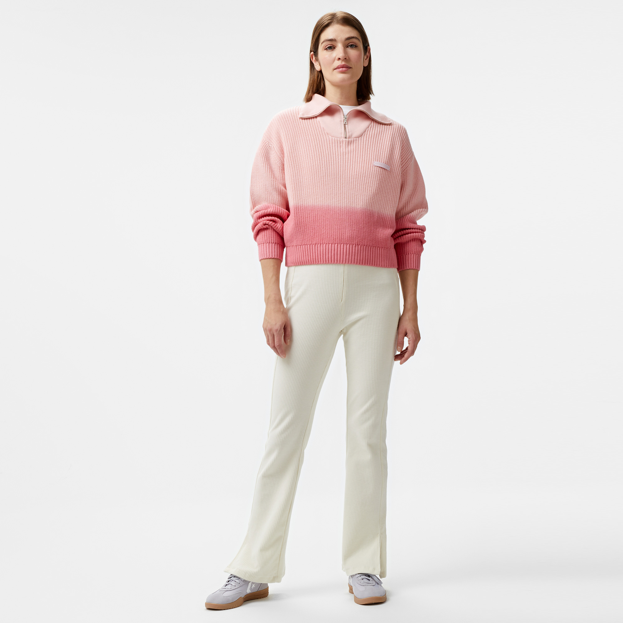 Les Benjamins Knitwear 304 Kadın Renkli Sweatshirt