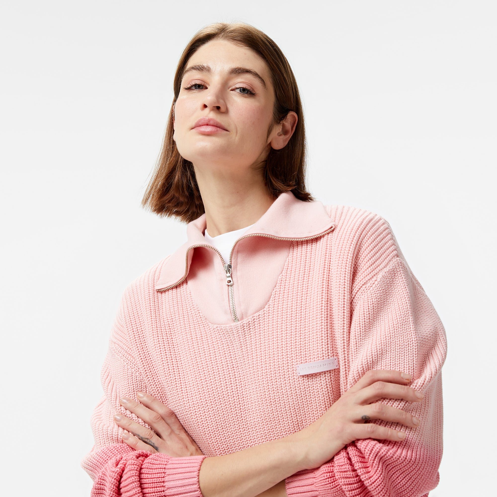 Les Benjamins Knitwear 304 Kadın Renkli Sweatshirt
