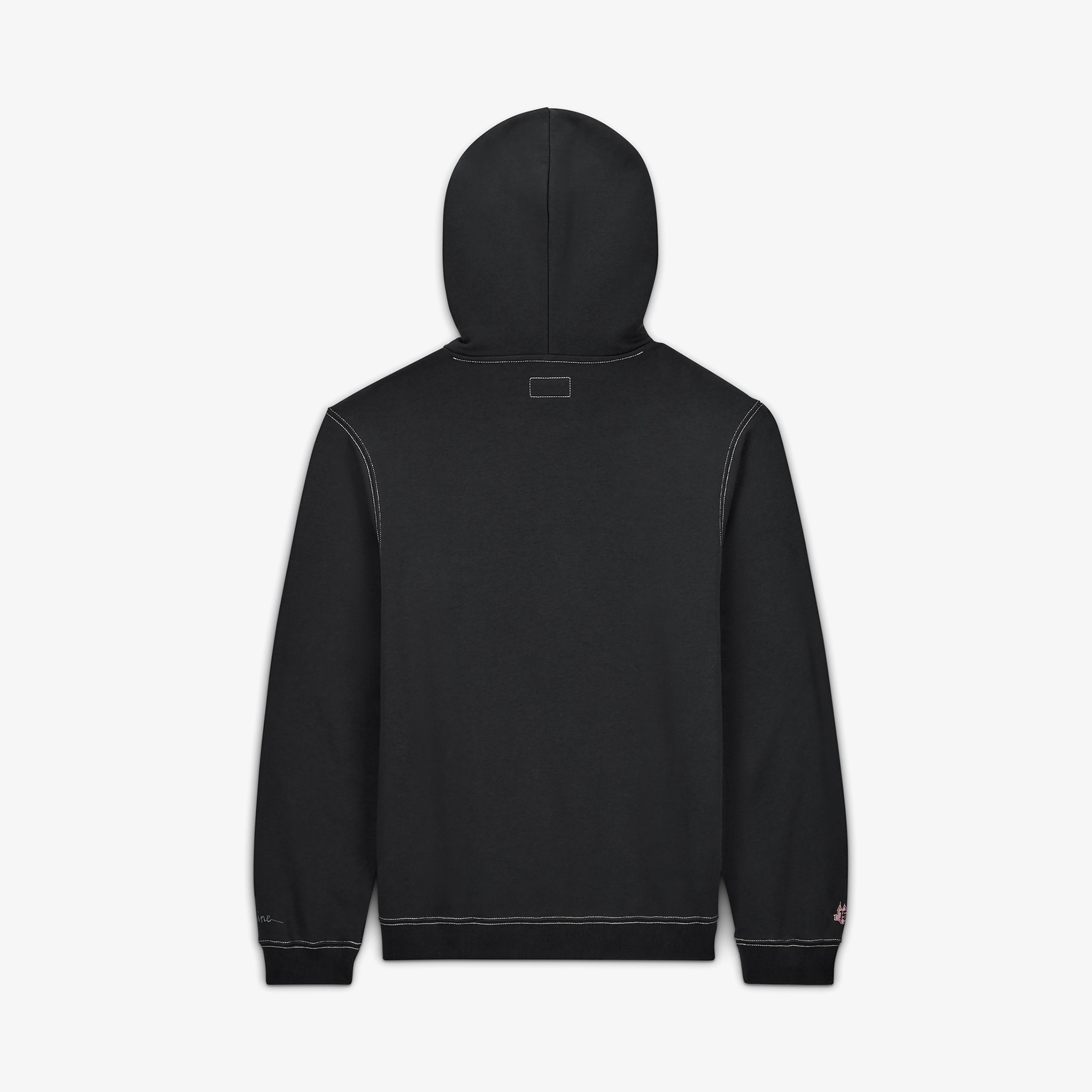 Converse x Coraline Unisex Baskılı Siyah Hoodie