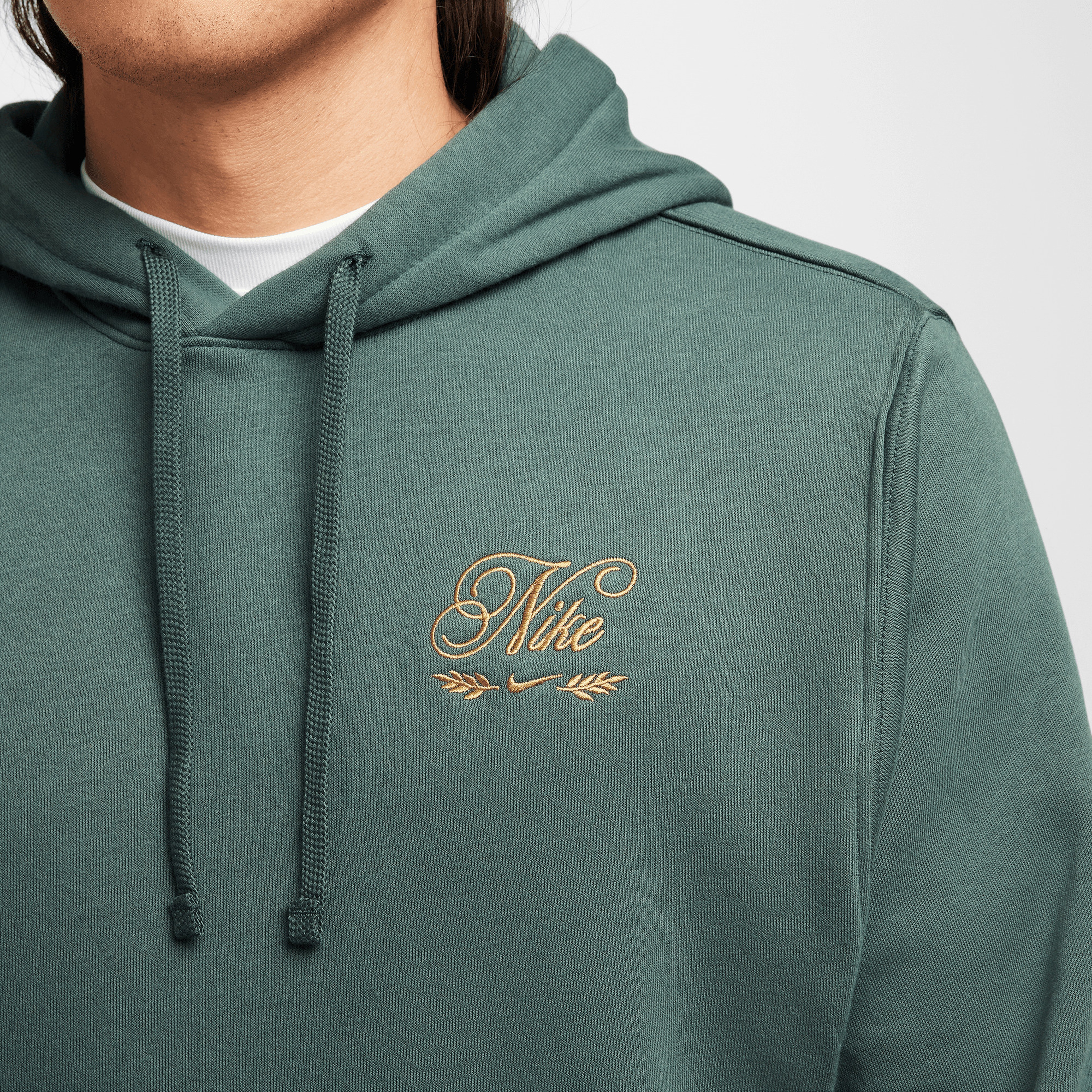 Nike Sportswear Club BB Erkek Yeşil Hoodie