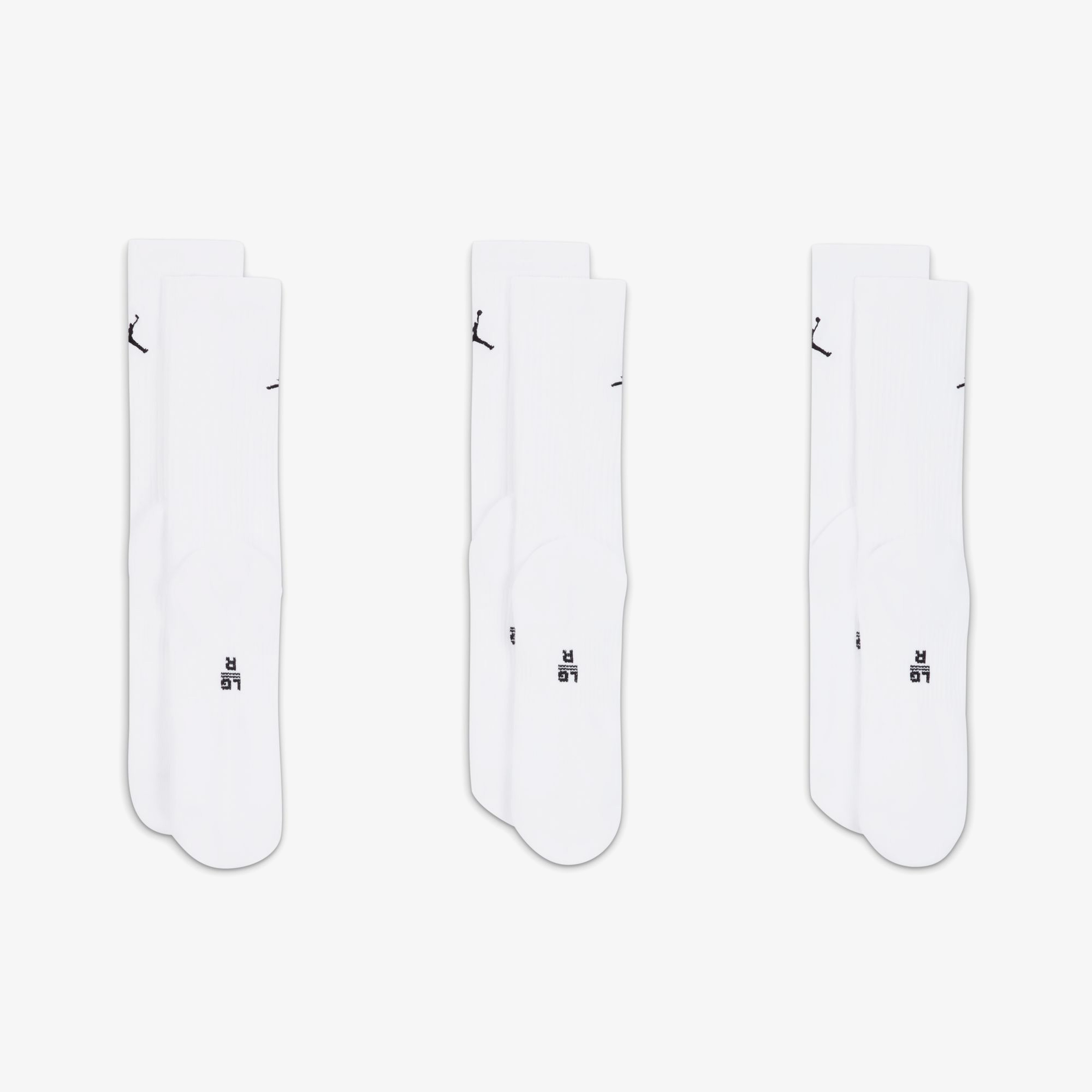 Jordan Everyday Crew Unisex 3lü Beyaz Çorap