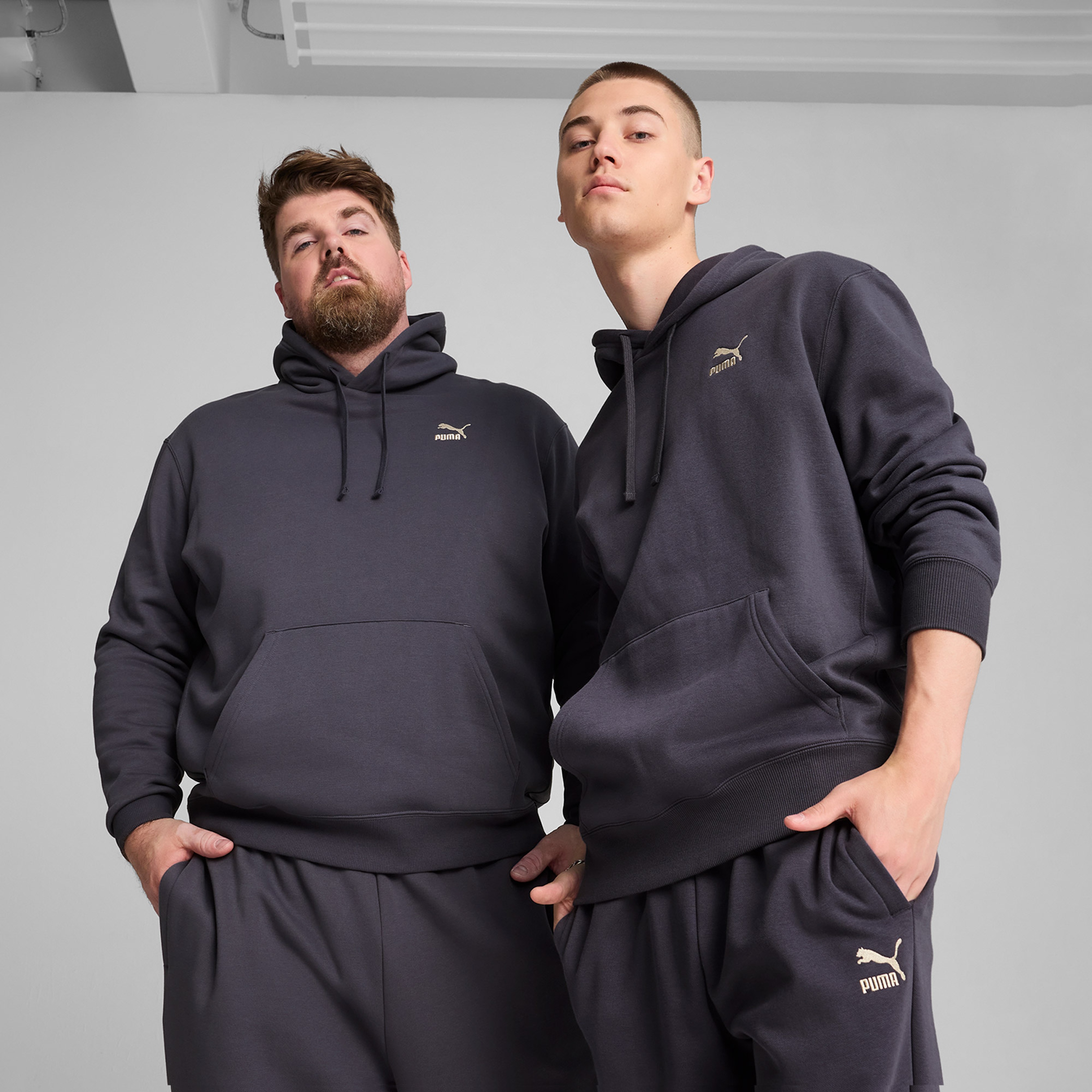 Puma Classics Hoodie Unisex Gri Hoodie