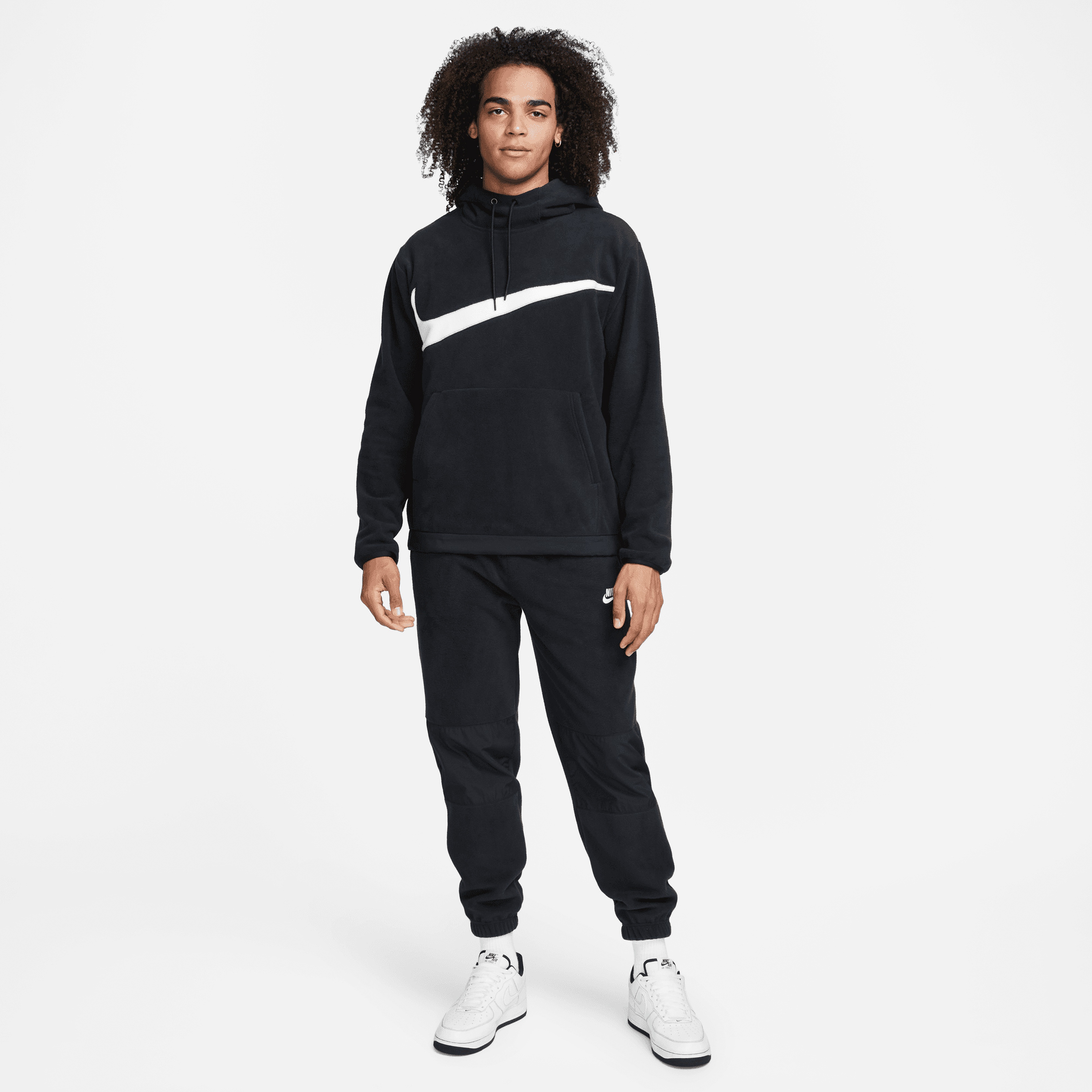 Nike Club Fleece+ Erkek Siyah Hoodie