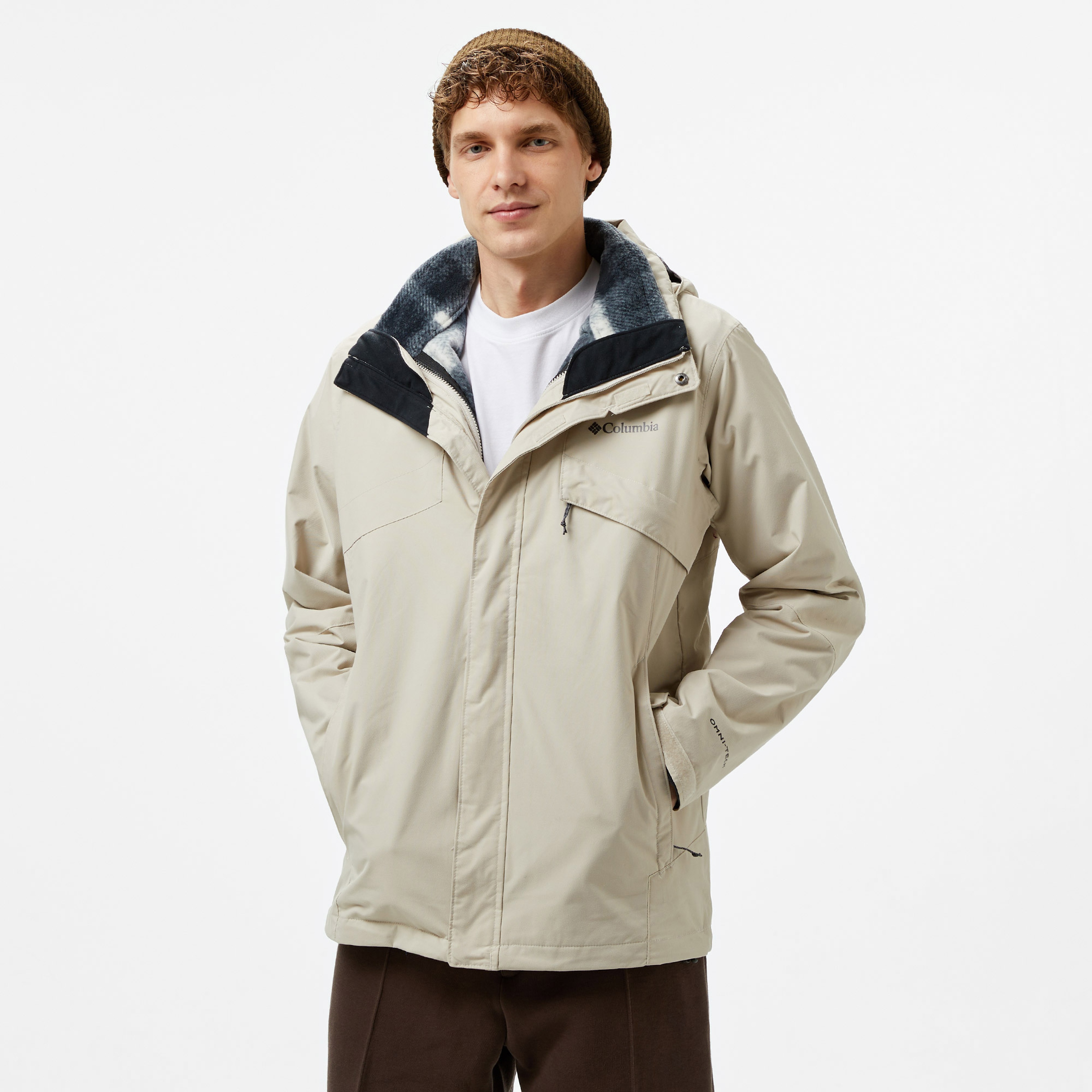 Columbia Bugaboo III Fleece Interchange Erkek Bej Ceket