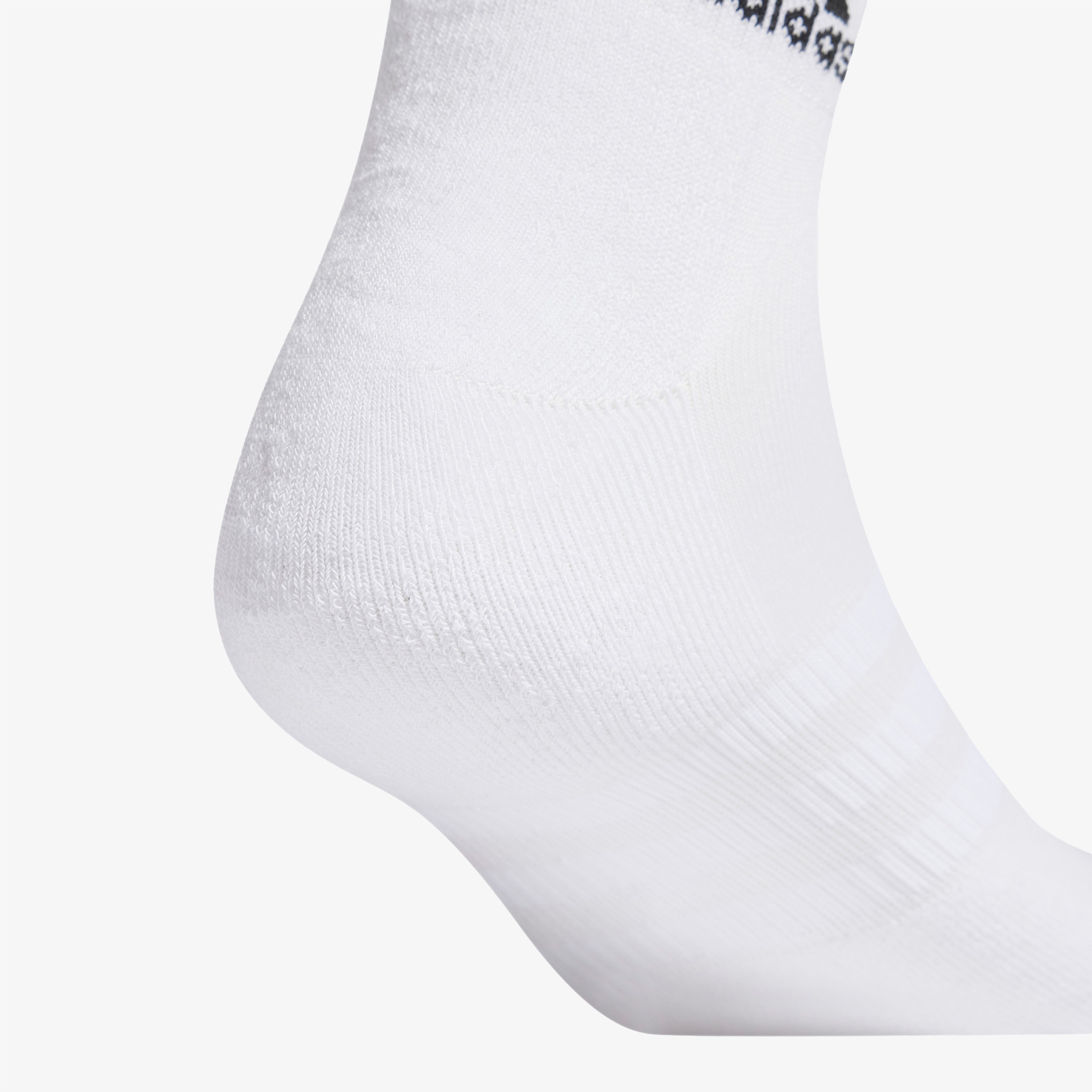 adidas Yastıklamalı Bilek Boy  - 3 Çift Unisex Beyaz Çorap