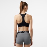 Nike Swoosh Medium Support Kadın Siyah Bra