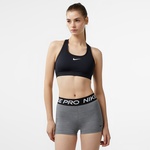 Nike Swoosh Medium Support Kadın Siyah Bra