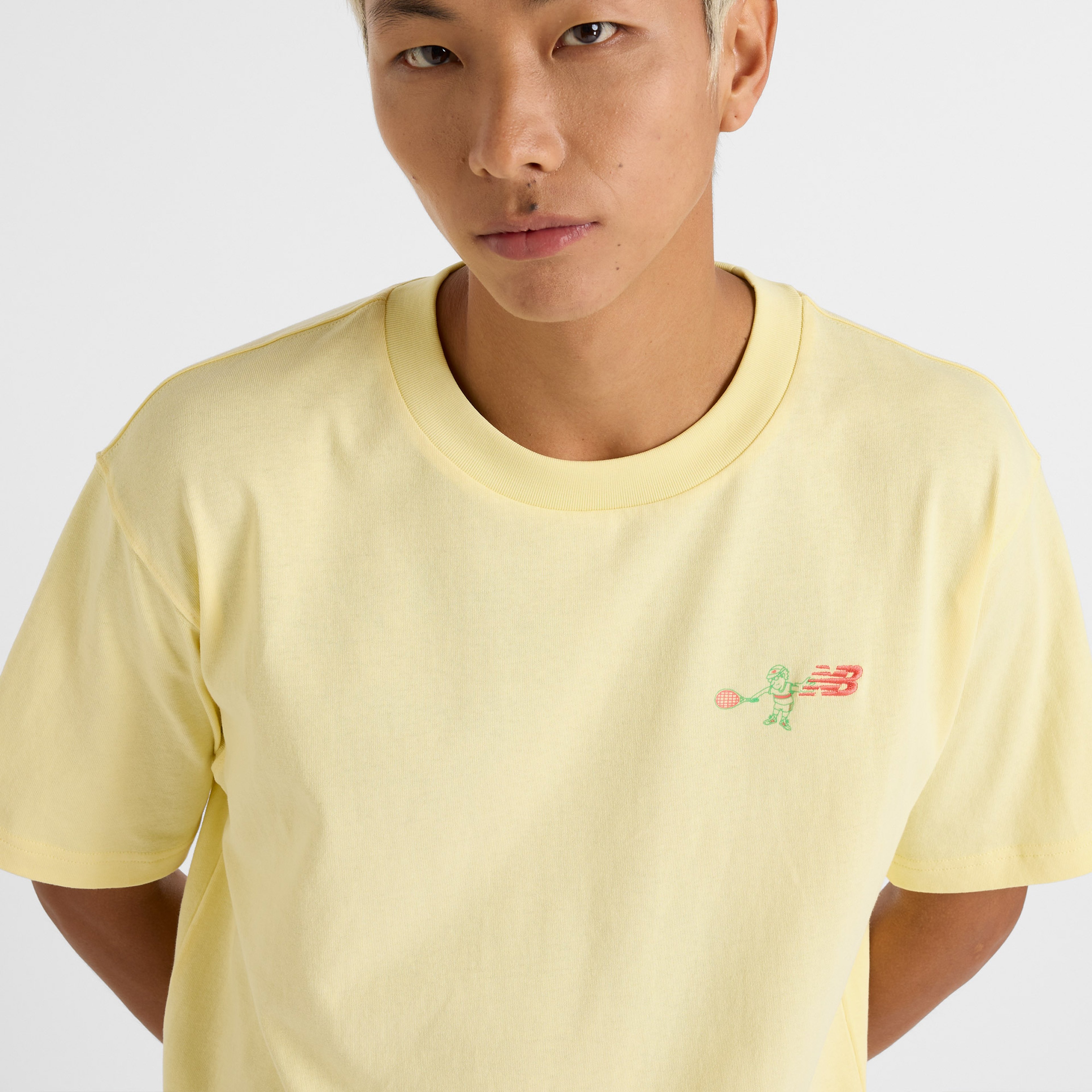 New Balance MT51903 Erkek Sarı T-Shirt