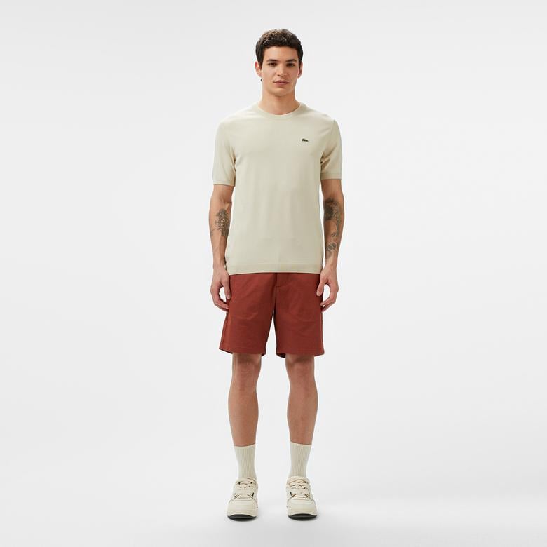 Erkek Regular Fit Bej Triko