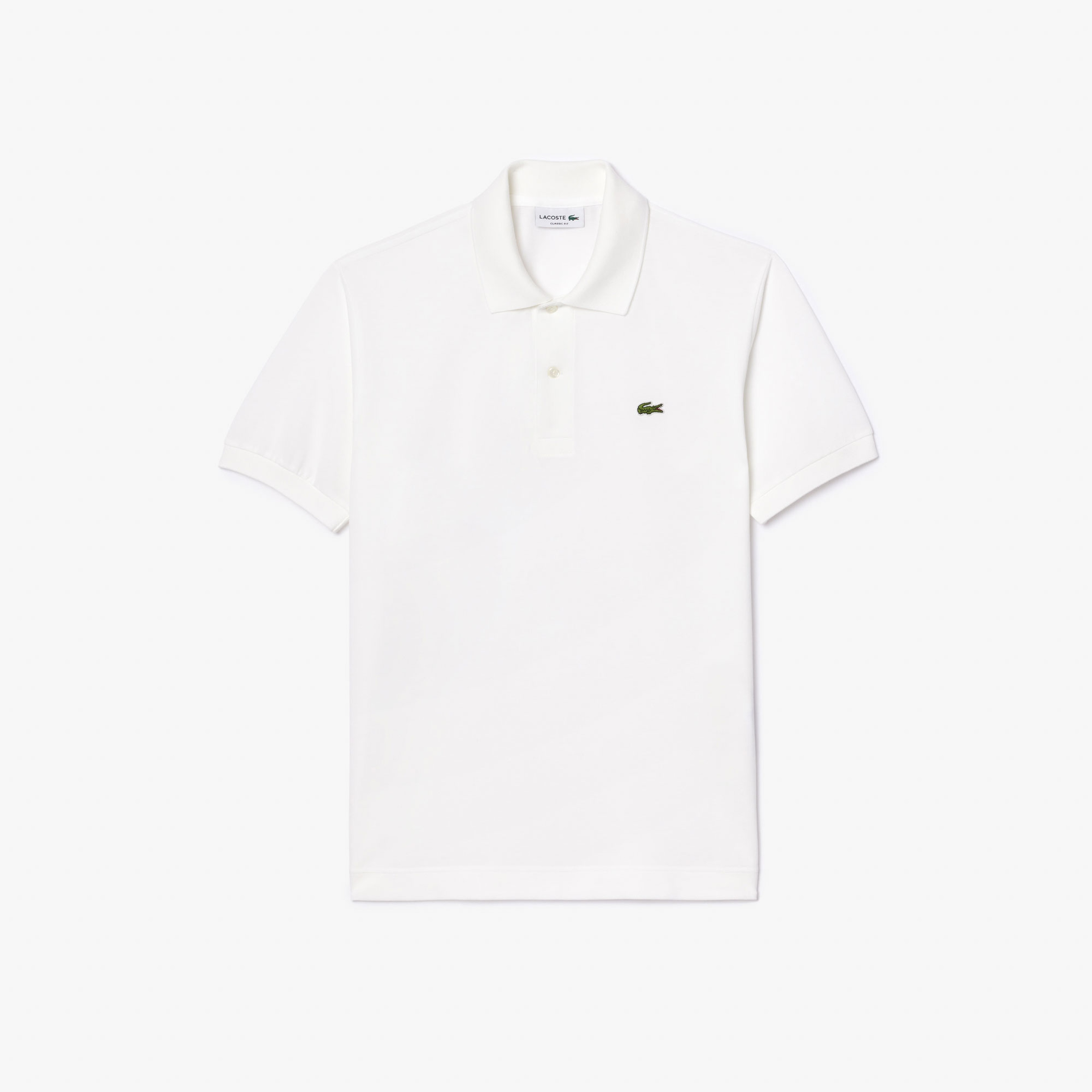 L.12.12 Light Erkek Classic Fit Beyaz Polo