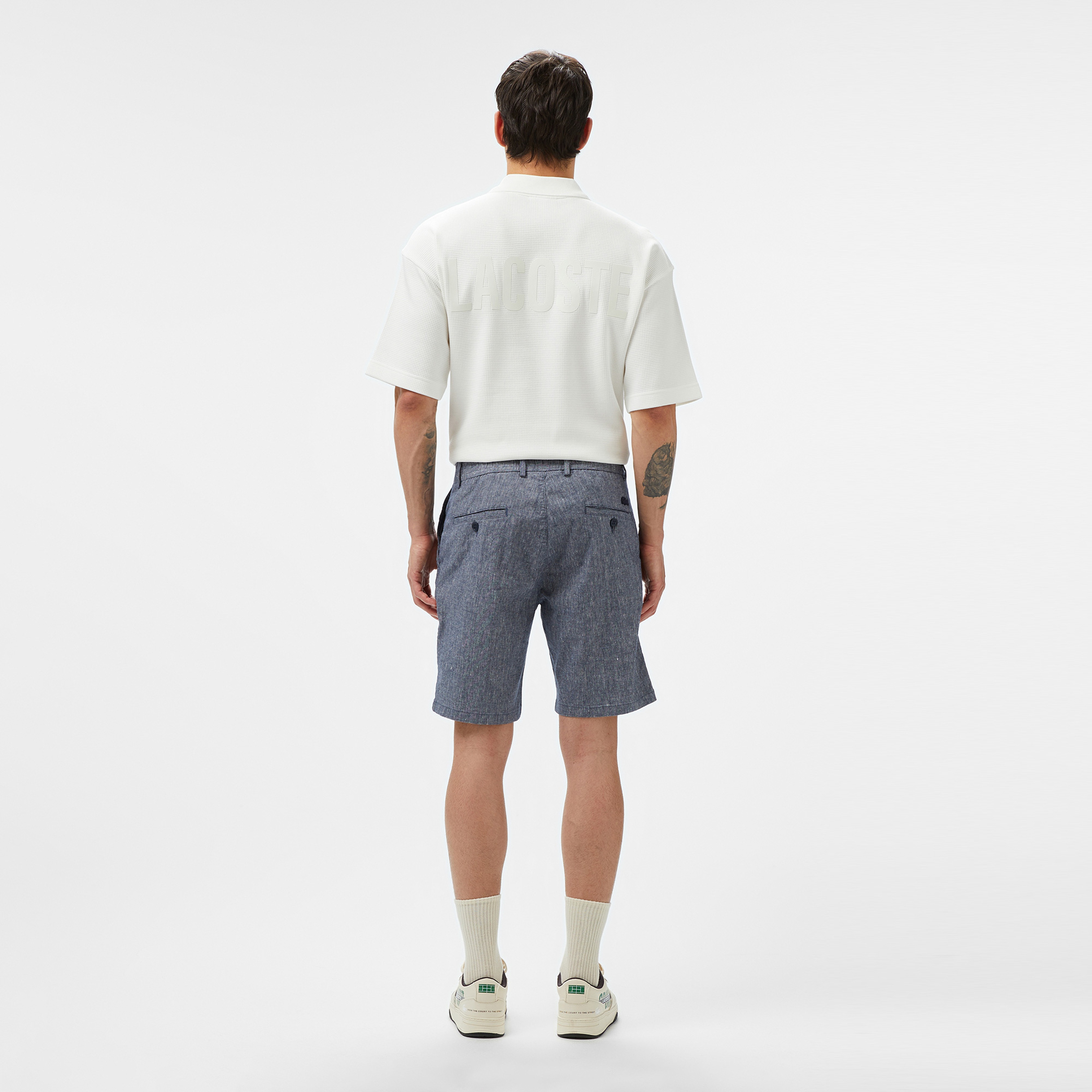 Erkek Regular Fit Lacivert Bermuda Şort