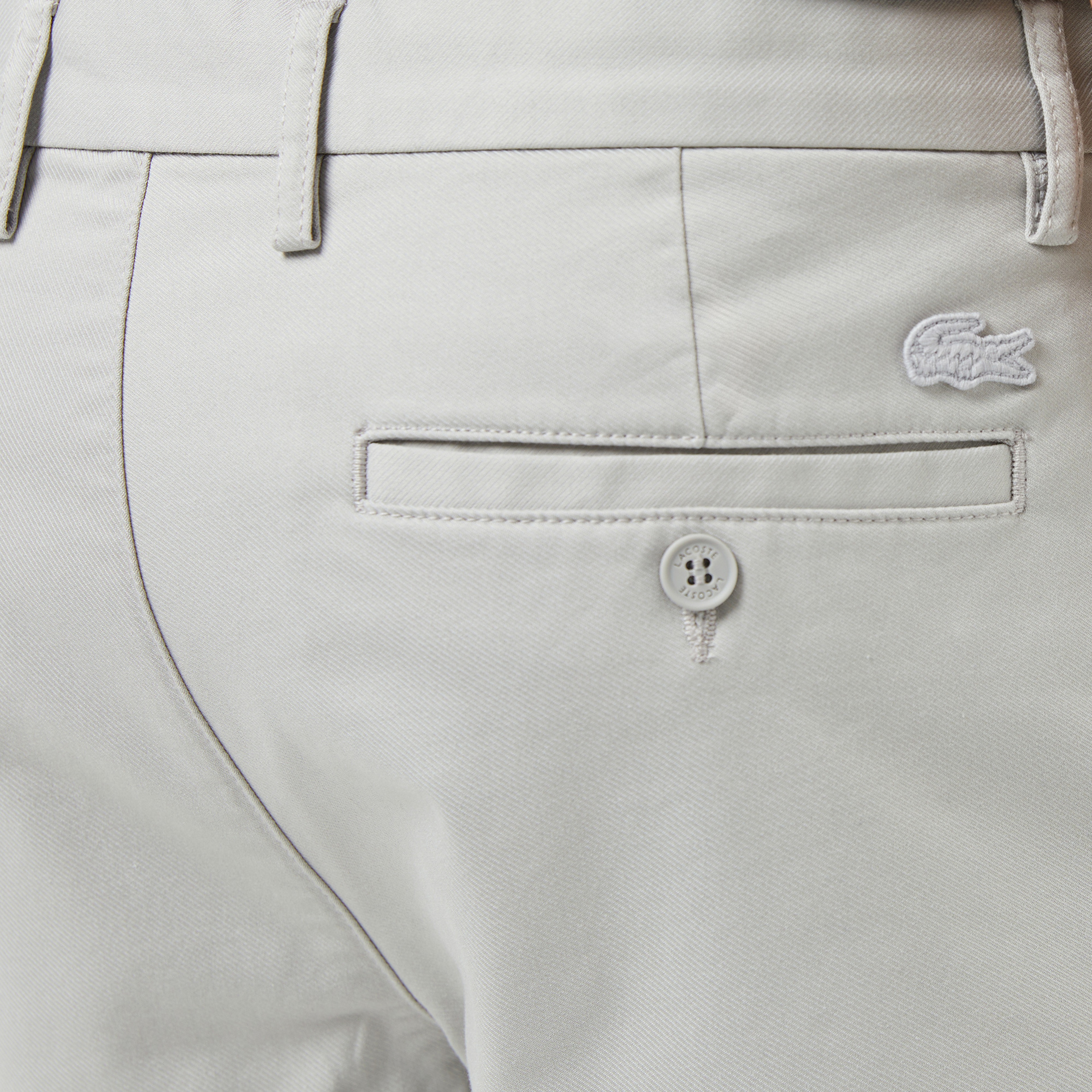 Erkek Slim Fit Gri Bermuda Şort