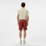 Erkek Slim Fit Kahverengi Bermuda Şort