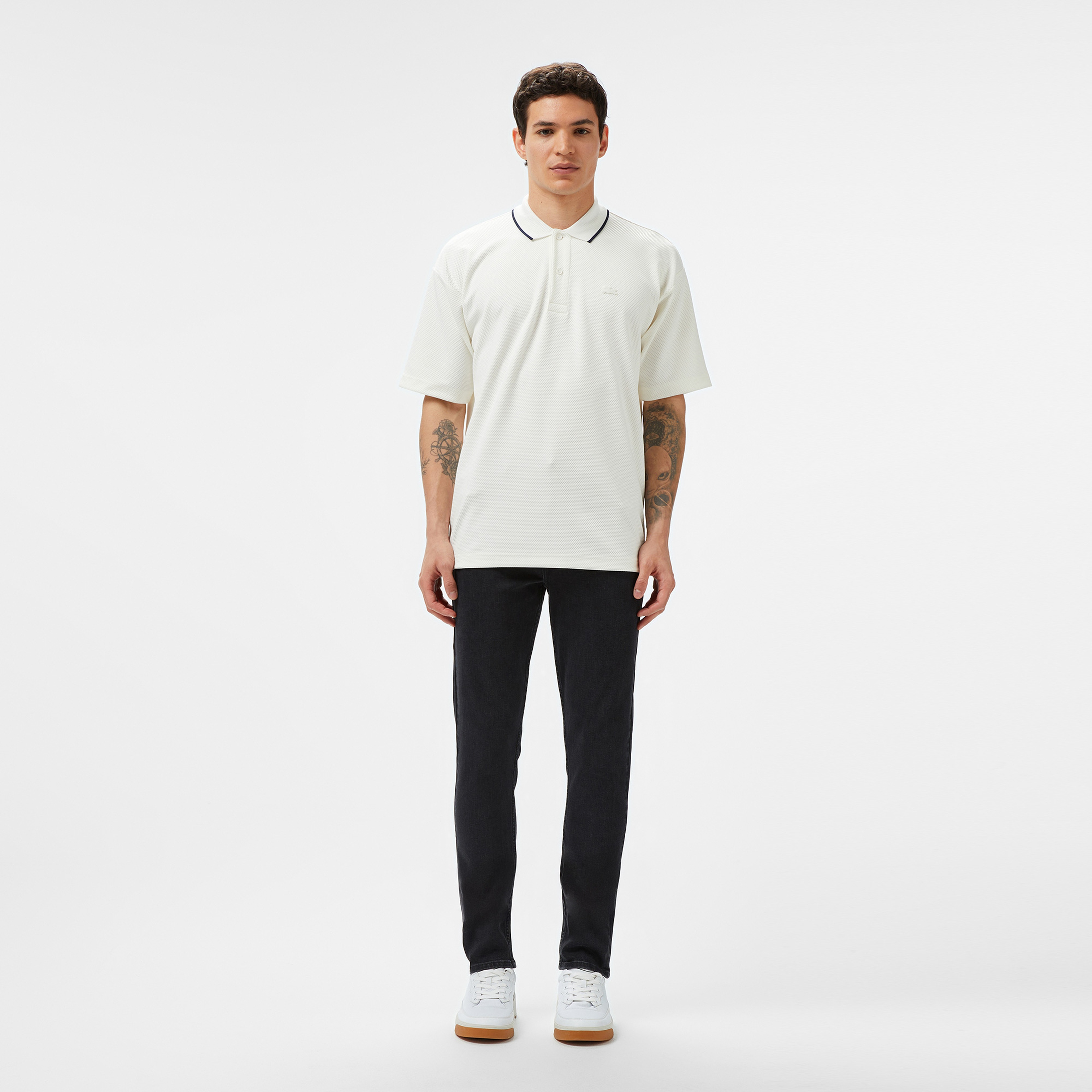 Erkek Slim Fit Siyah Jean Pantolon