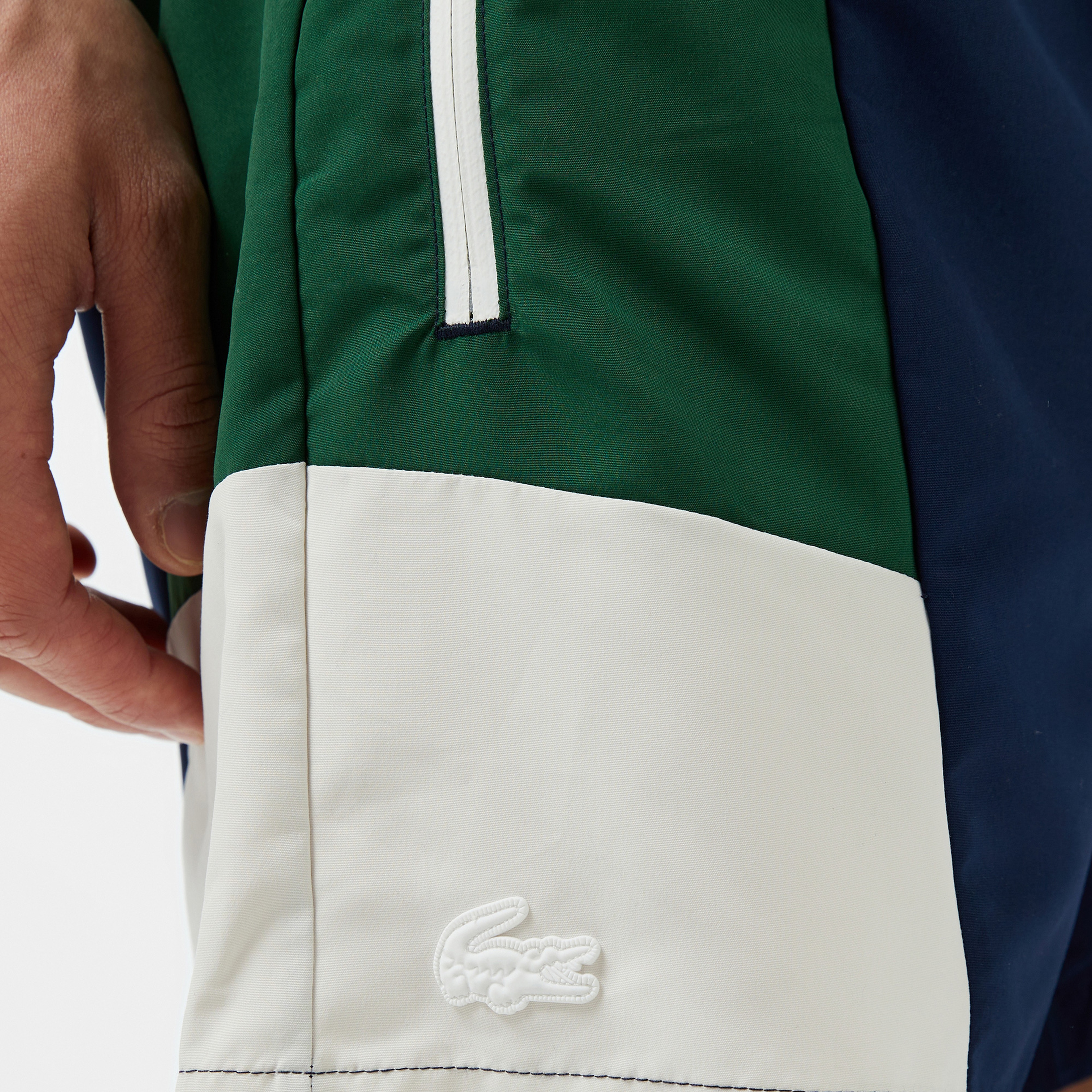 Erkek Renk Bloklu Lacivert Mayo