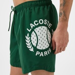 Erkek Regular Fit Baskılı Yeşil Mayo