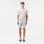 Erkek Kısa Kollu Polo Yaka Krem Triko