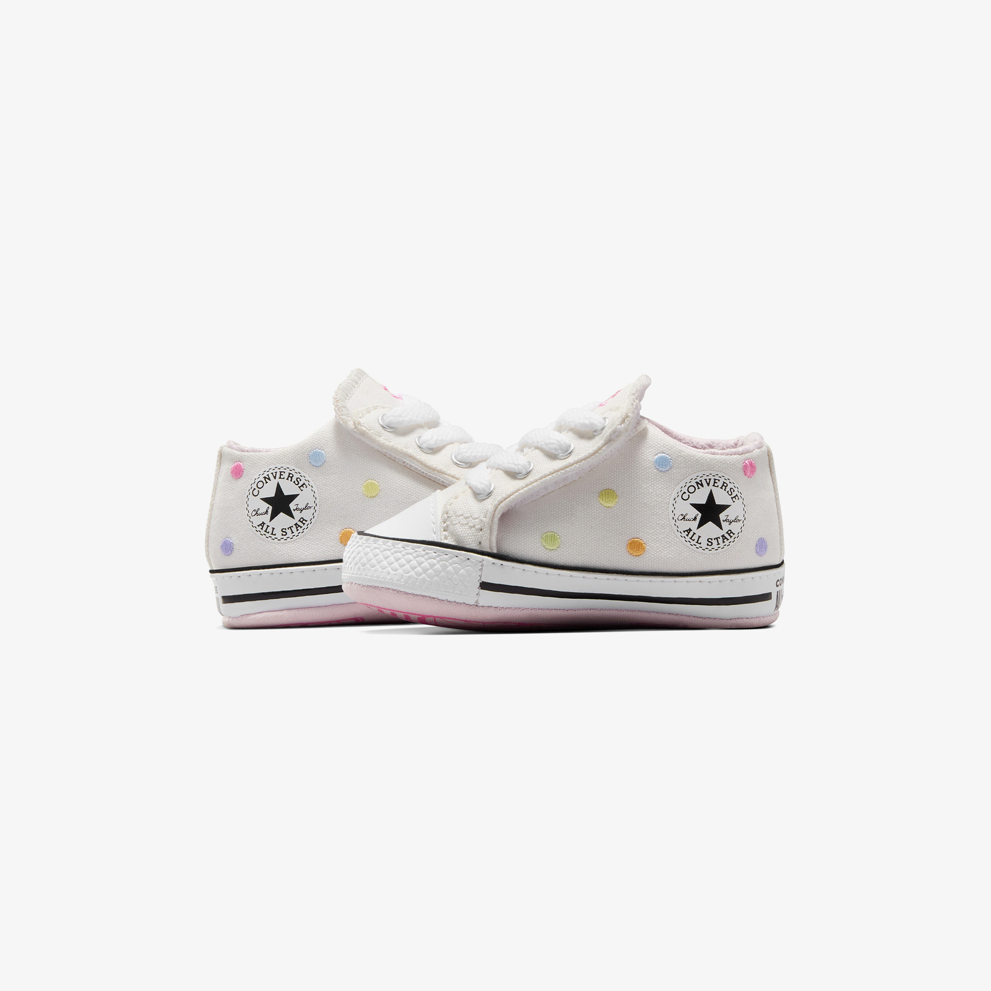 Converse Chuck Taylor All Star Cribster Polka Dots Bebek Beyaz Sneaker