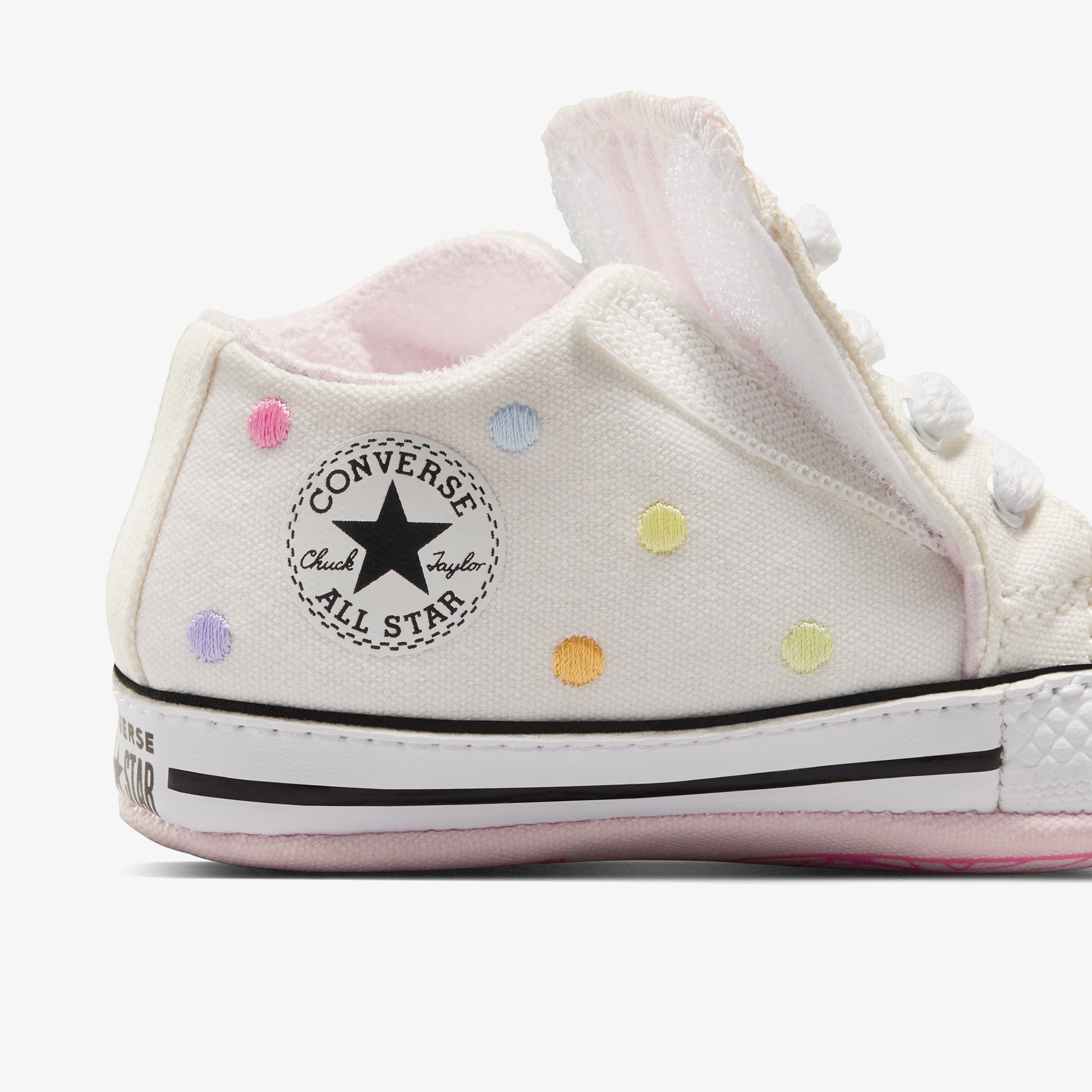 Converse Chuck Taylor All Star Cribster Polka Dots Bebek Beyaz Sneaker