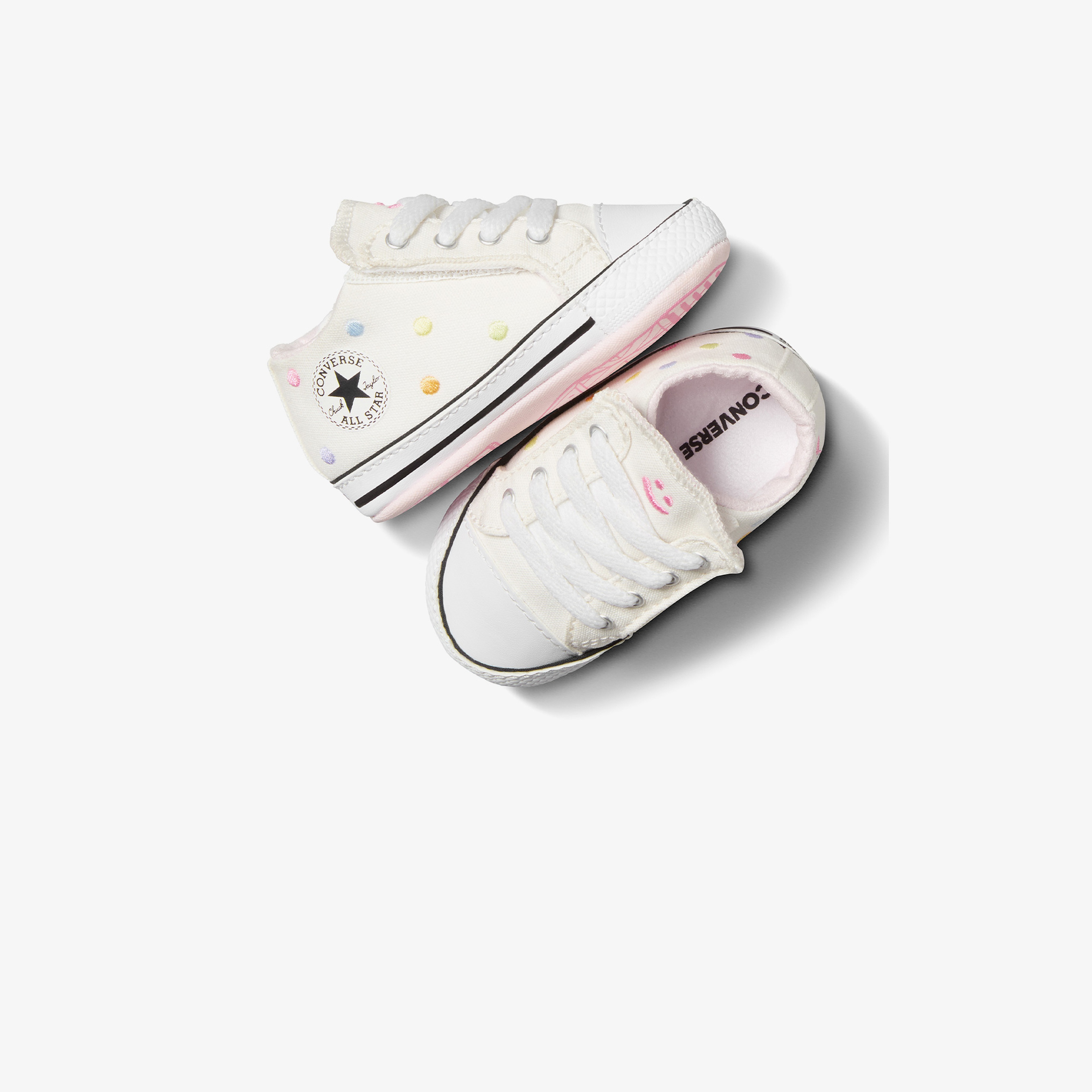 Converse Chuck Taylor All Star Cribster Polka Dots Bebek Beyaz Sneaker