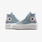 Converse Chuck Taylor All Star Motion Rose Kadın Mavi Platform Sneaker