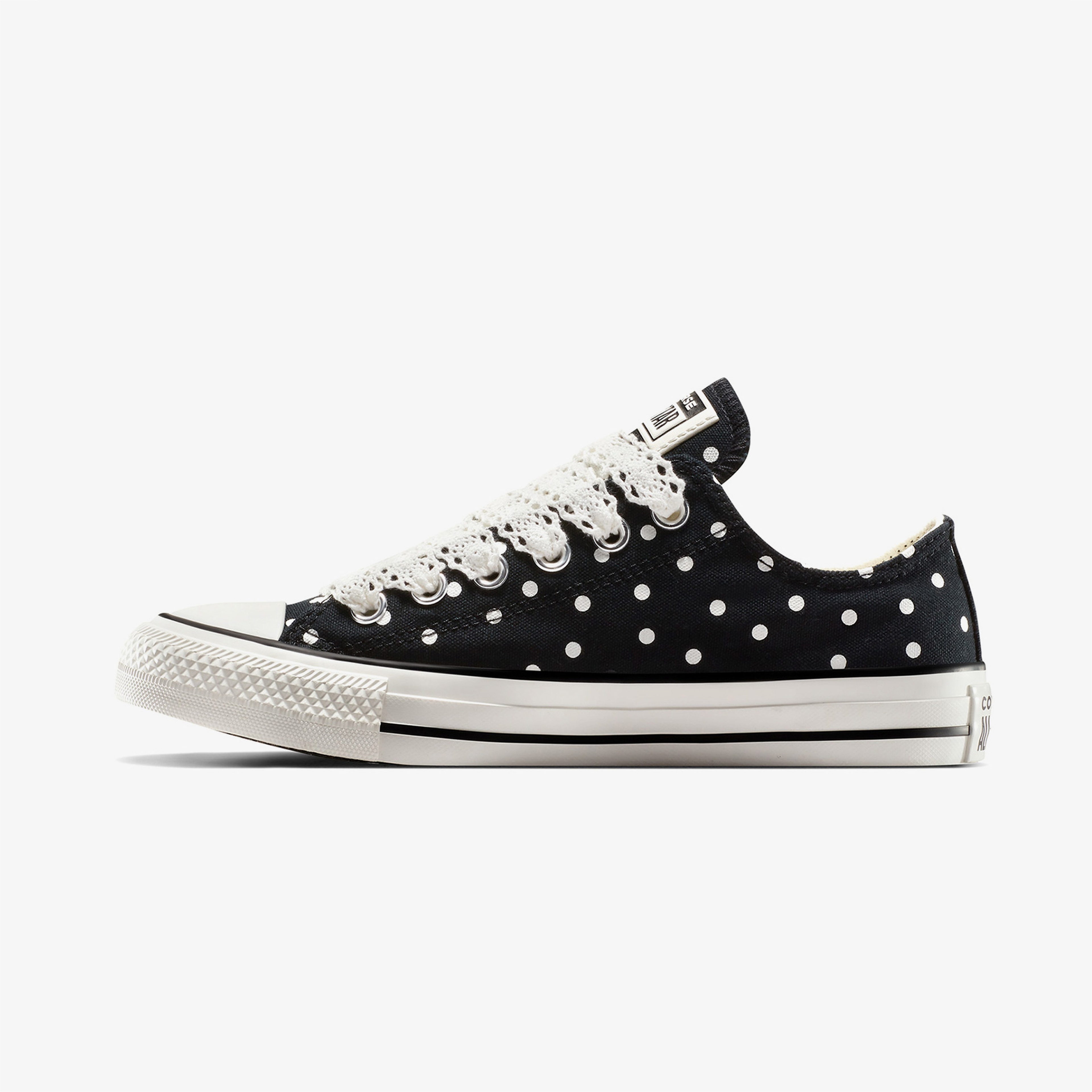 Converse Chuck Taylor All Star Polka Dots Kadın Siyah Sneaker