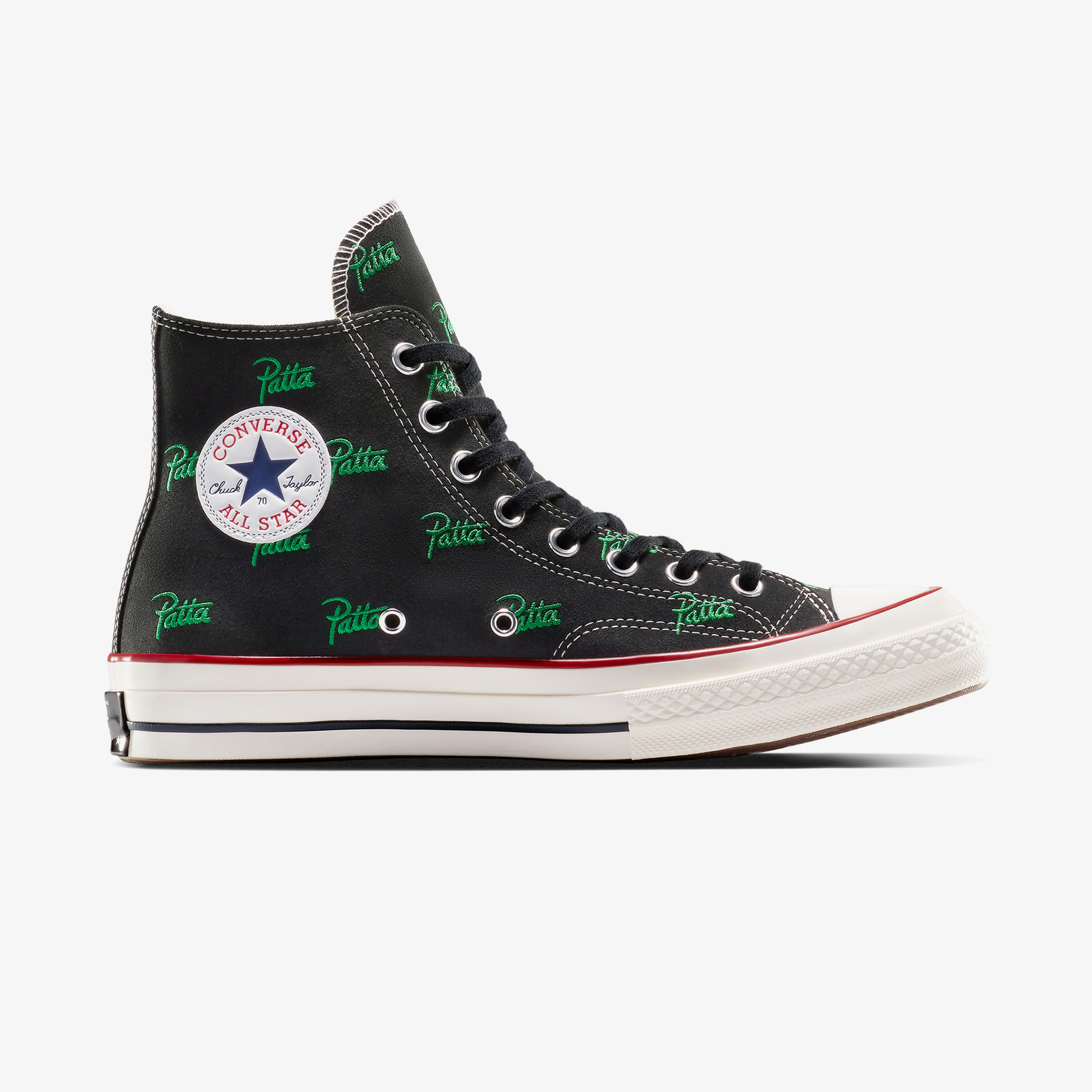 Converse X Patta Chuck 70 Unisex Siyah Bilekli Sneaker