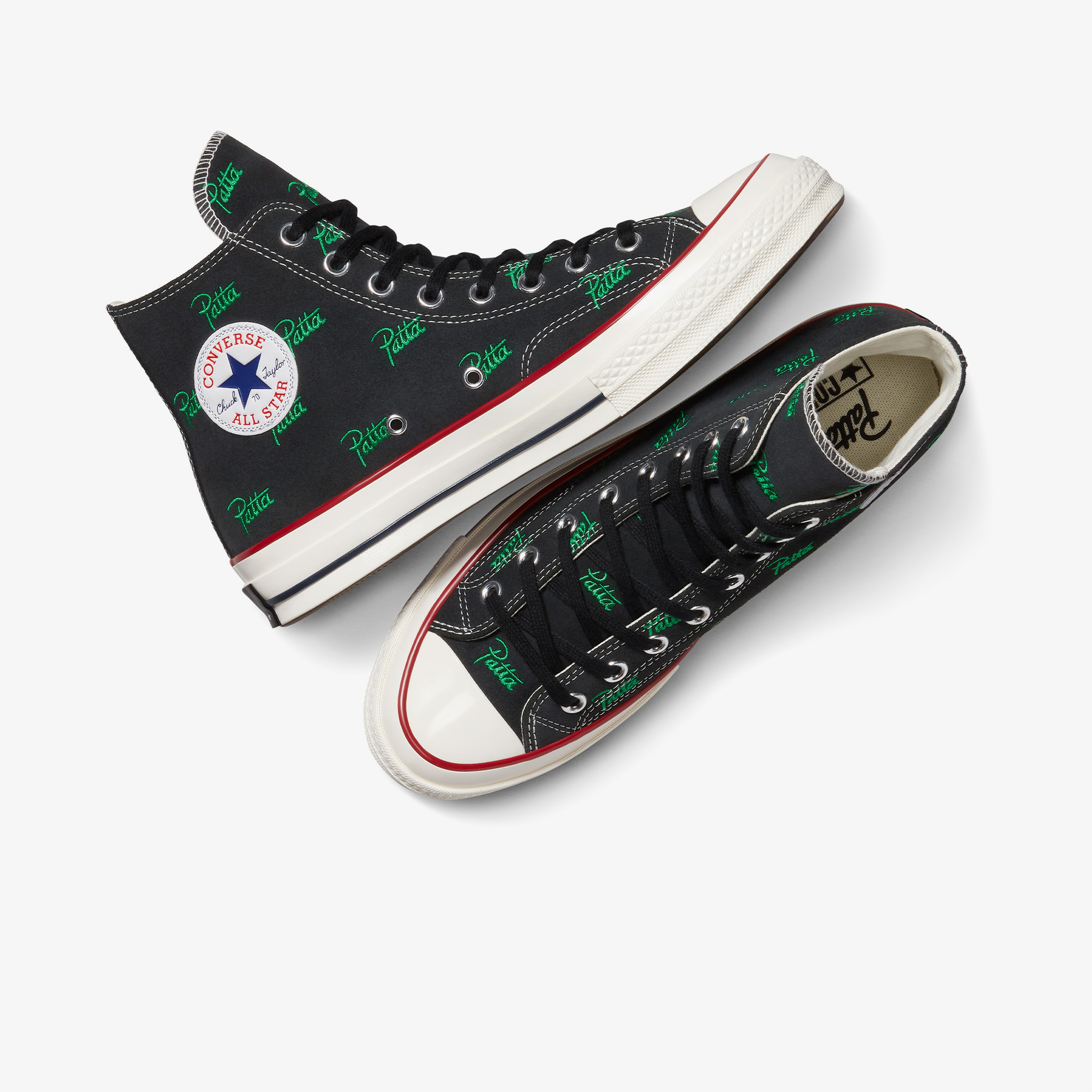 Converse X Patta Chuck 70 Unisex Siyah Bilekli Sneaker